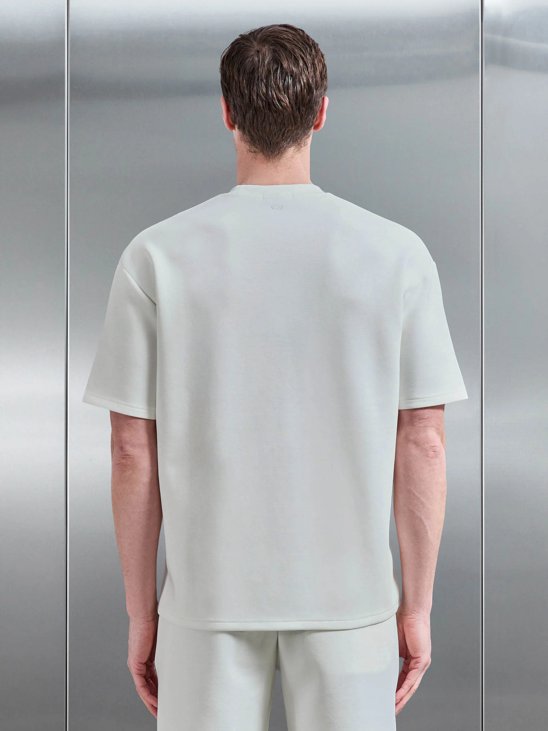 Everyday Luxe Relaxed T-Shirt in Off White - Image 3
