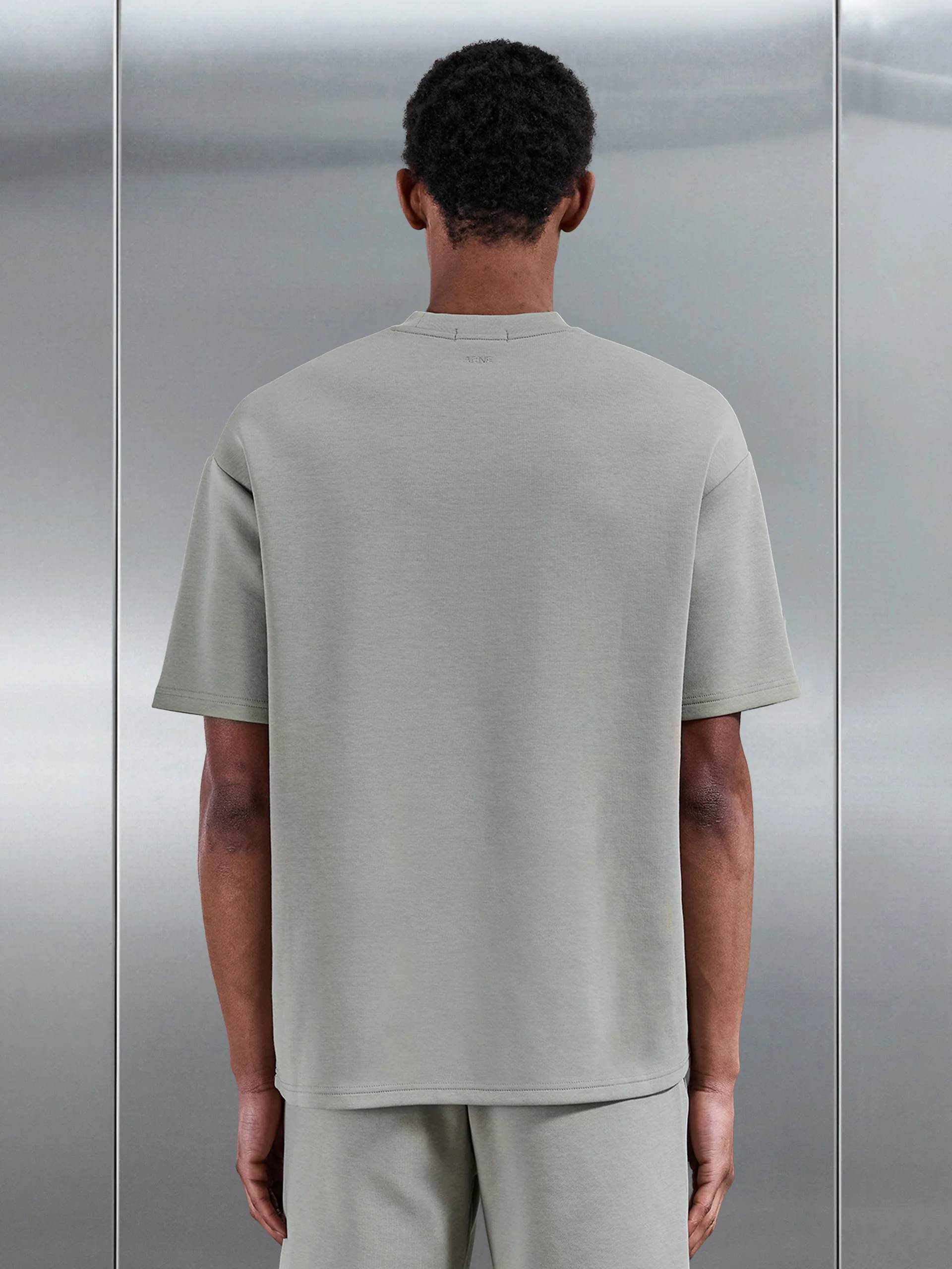 Everyday Luxe Relaxed T-Shirt in Stone - Image 3