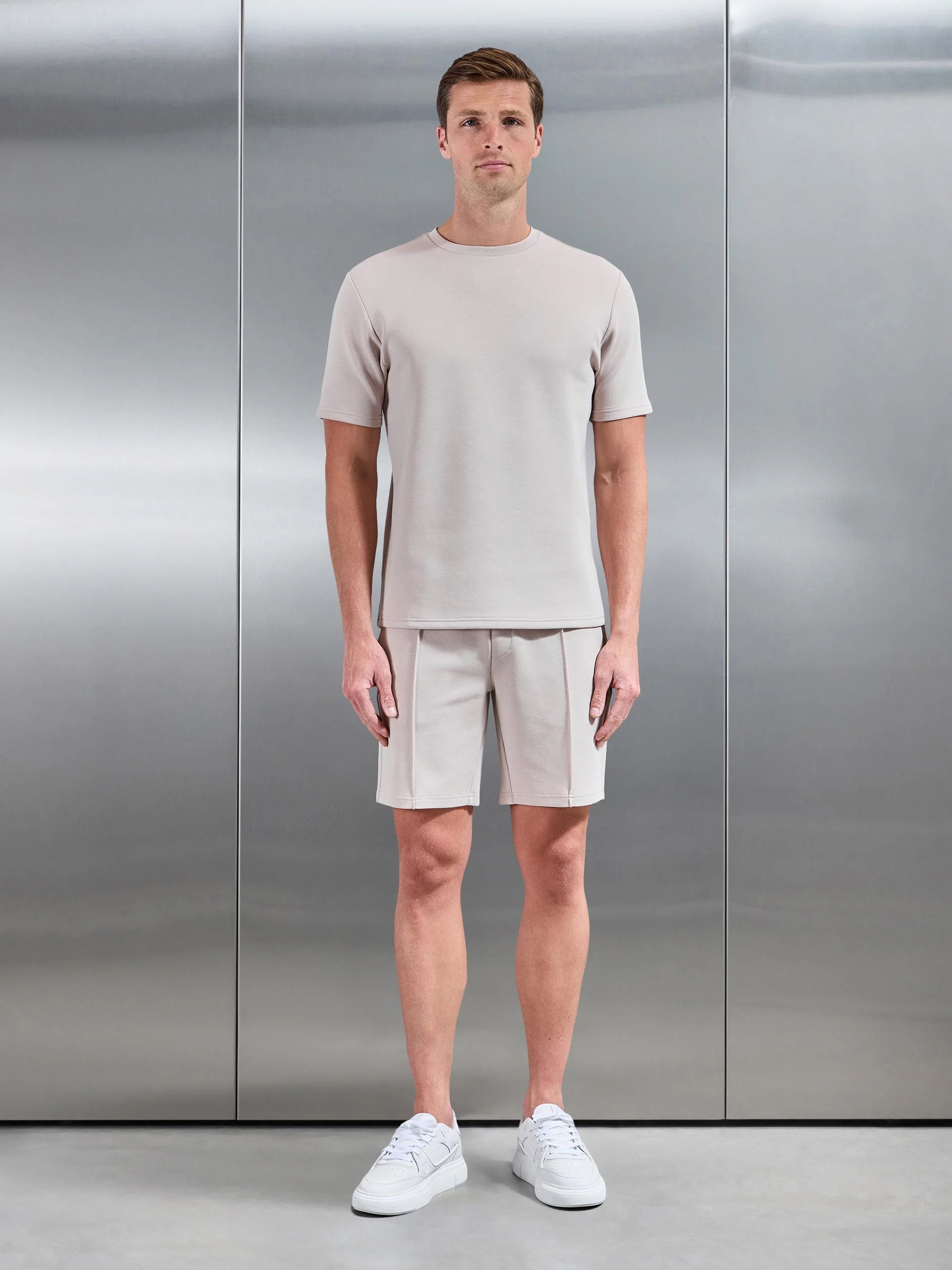Everyday Luxe Short in Beige - Image 2