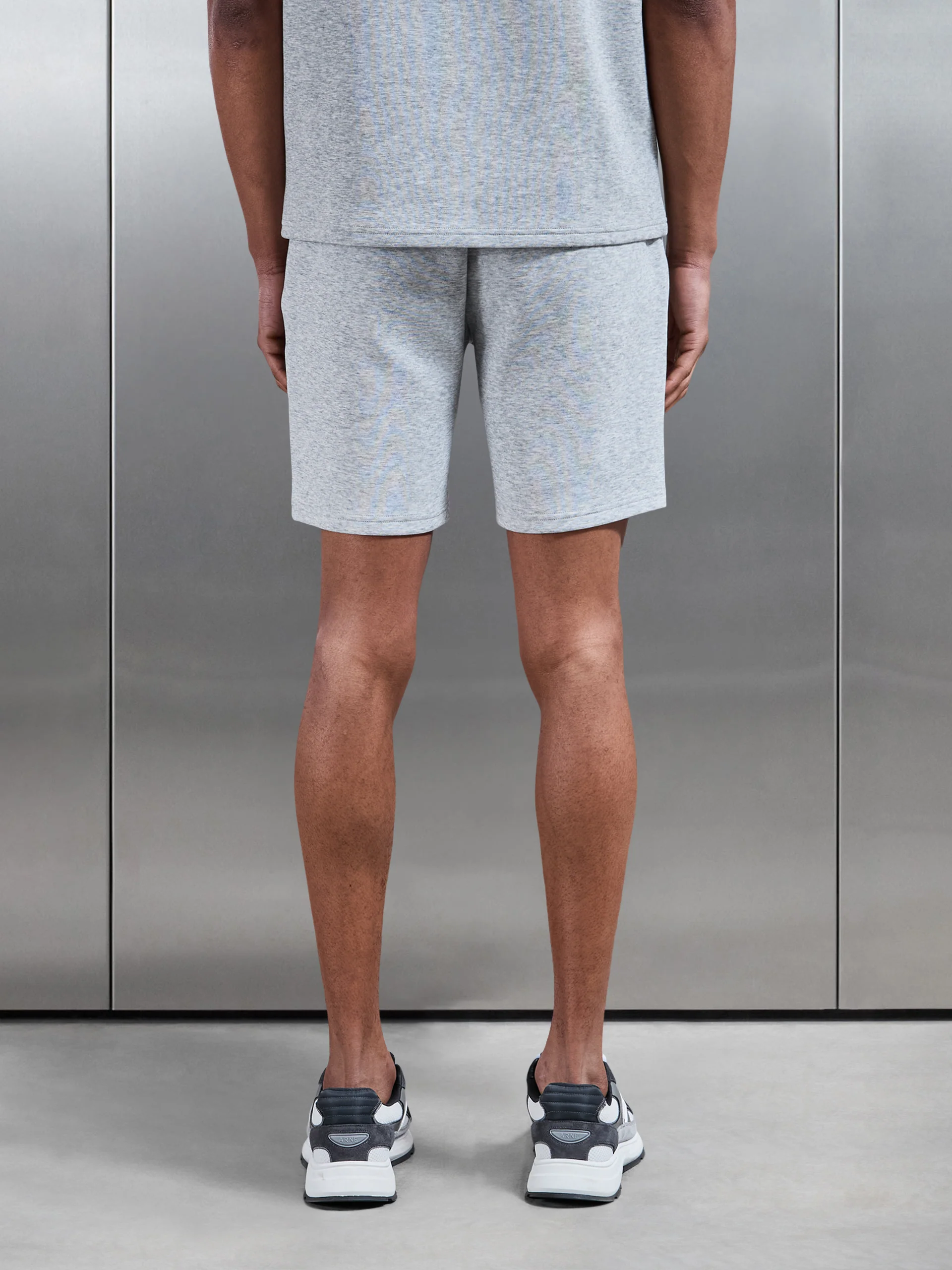 Everyday Luxe Short in Marl Grey - Image 3