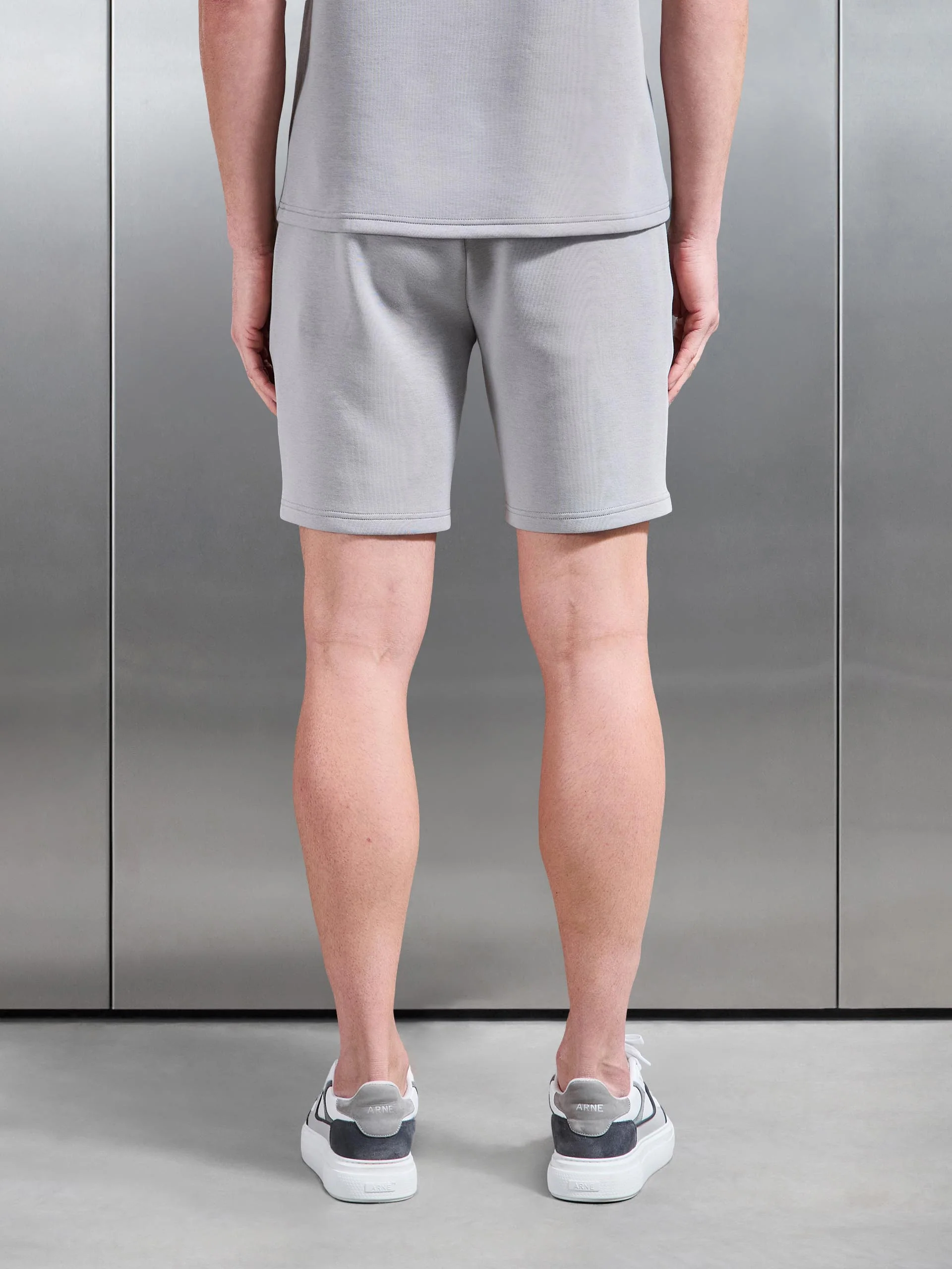 Everyday Luxe Short in Mid Grey - Image 3