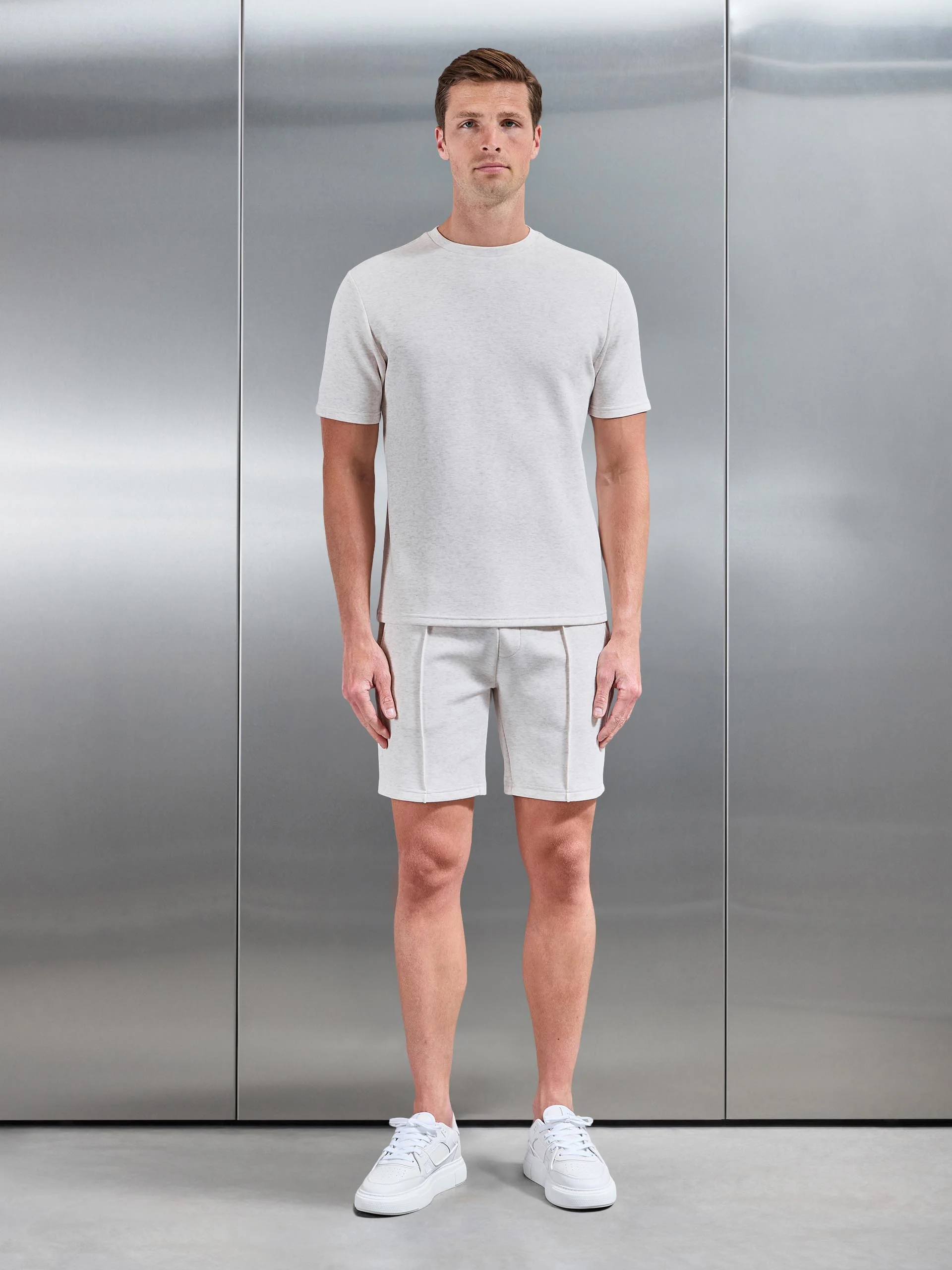 Everyday Luxe Short in Oatmeal - Image 2