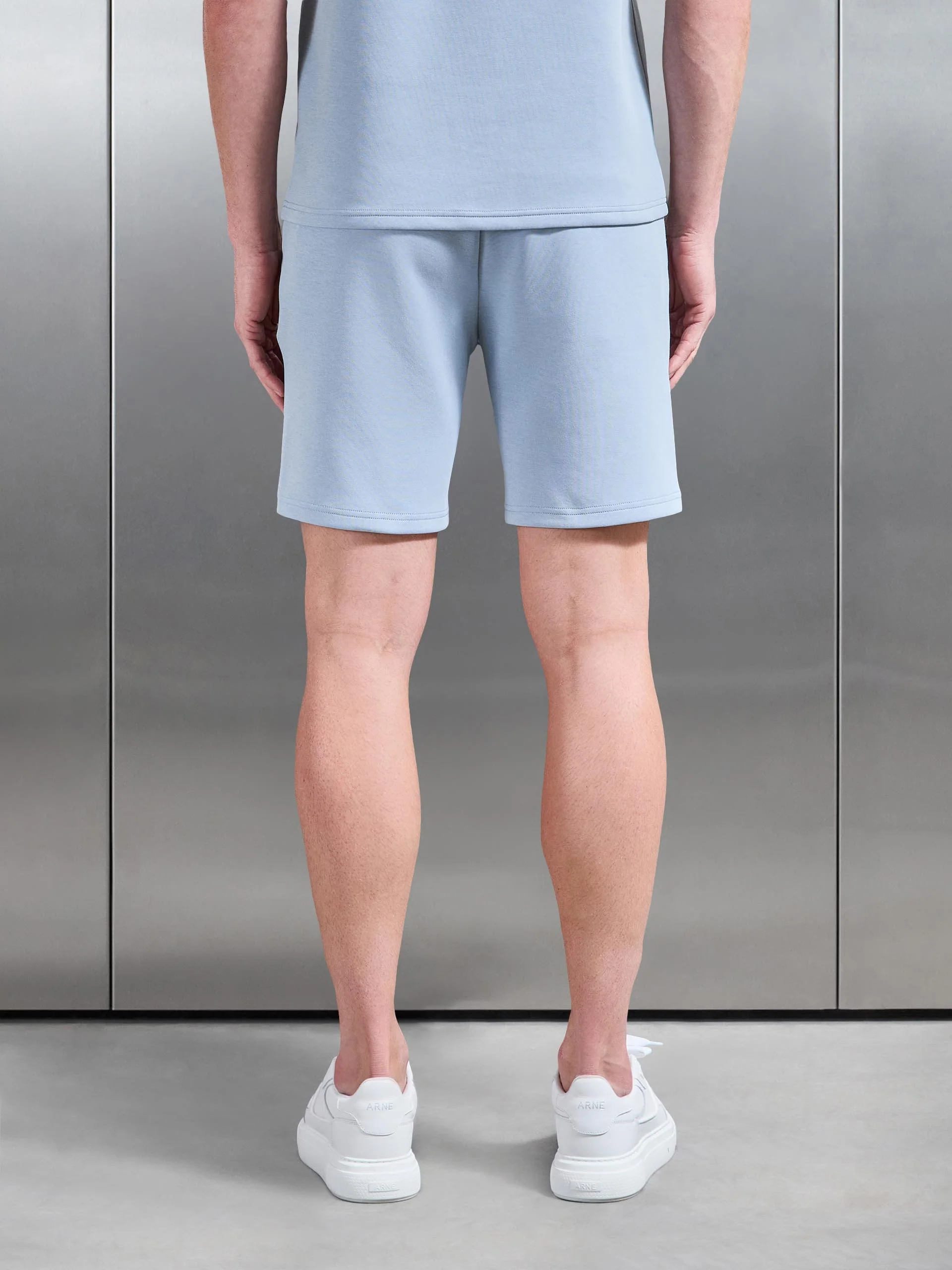 Everyday Luxe Short in Soft Blue - Image 3