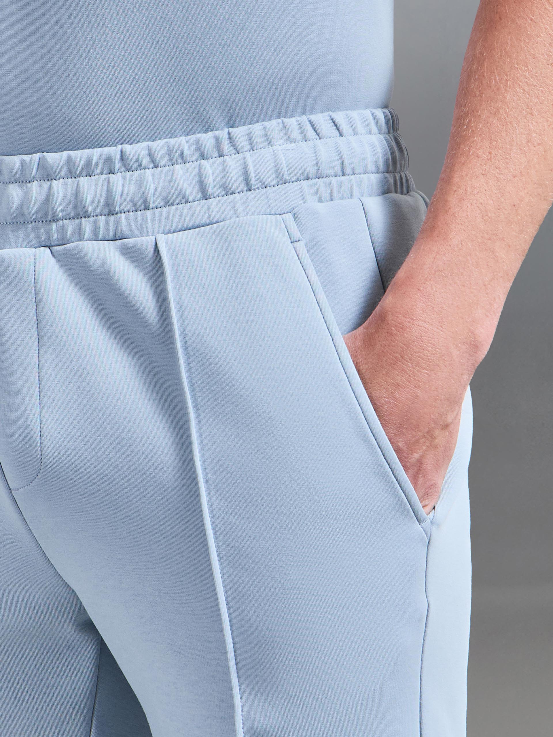 Everyday Luxe Short in Soft Blue - Image 6