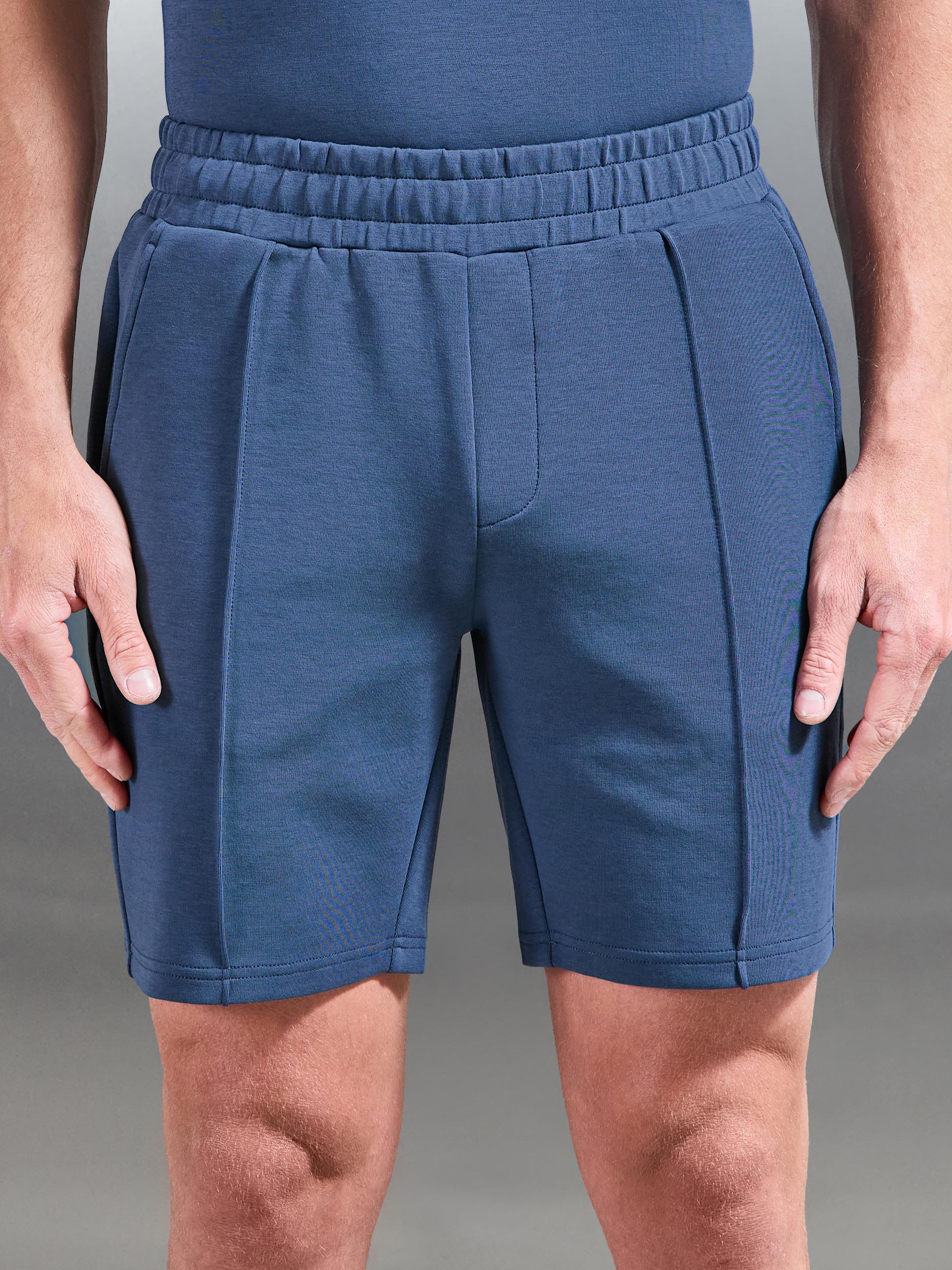 Everyday Luxe Short in Steel Blue - Image 4