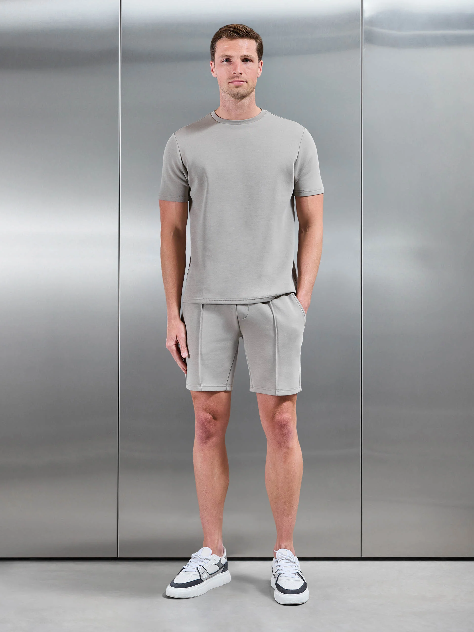 Everyday Luxe Short in Stone - Image 2