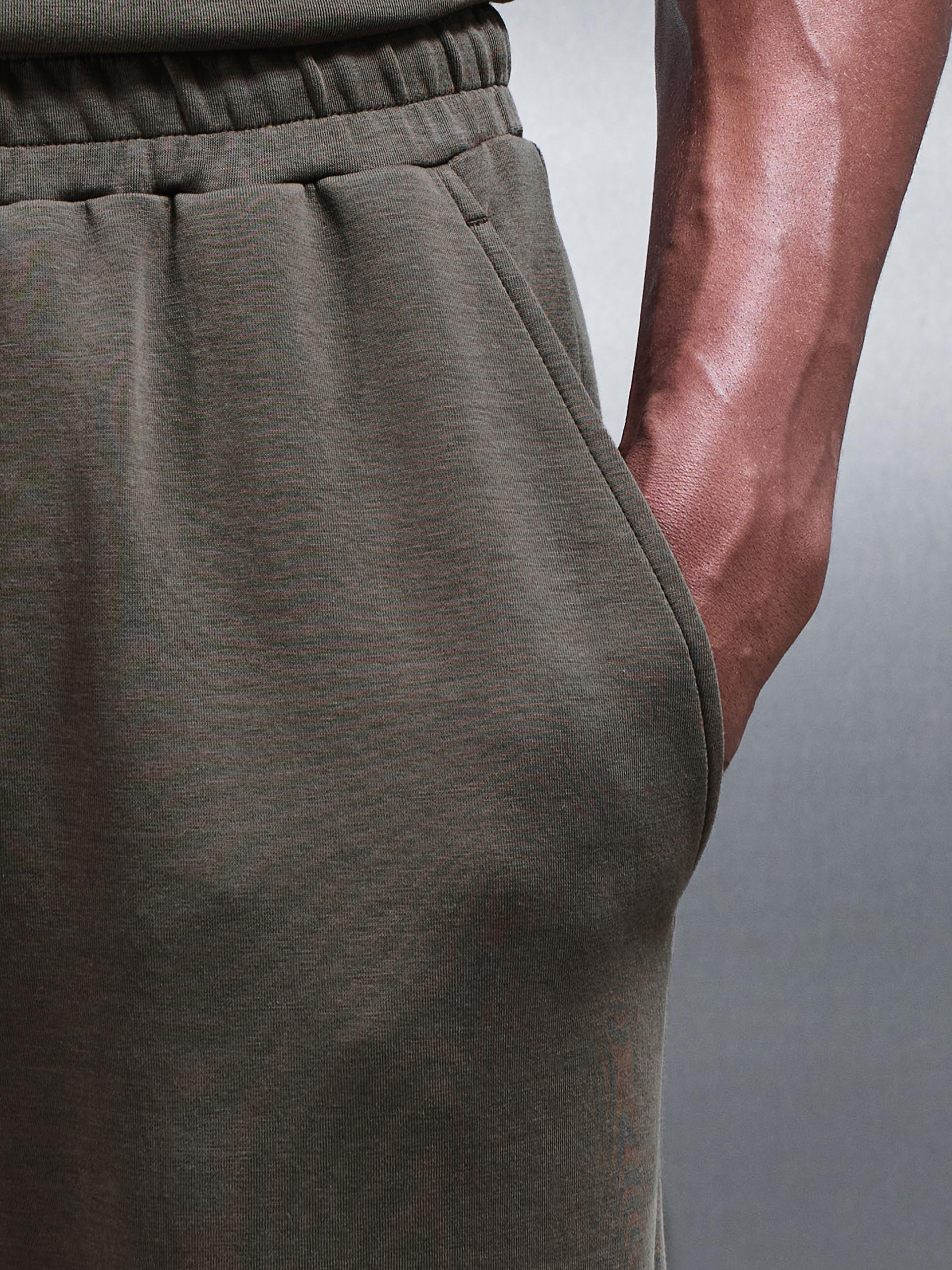 Everyday Luxe Straight Leg Jogger in Brown - Image 6