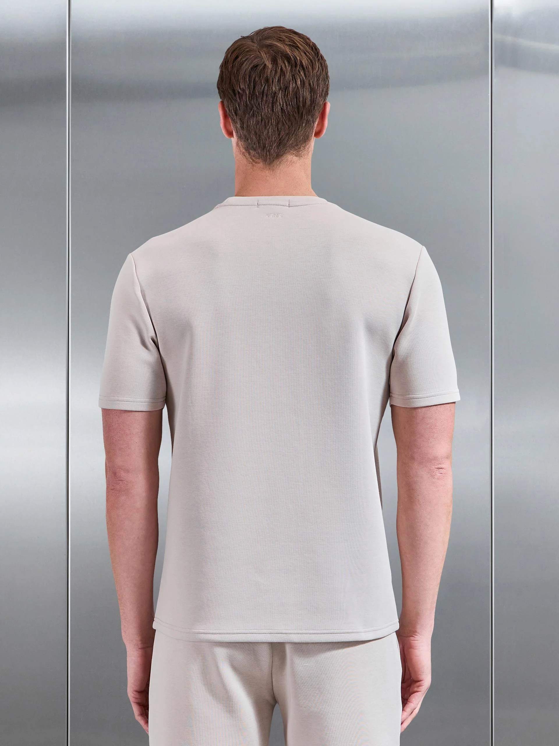 Everyday Luxe T-Shirt in Beige - Image 3