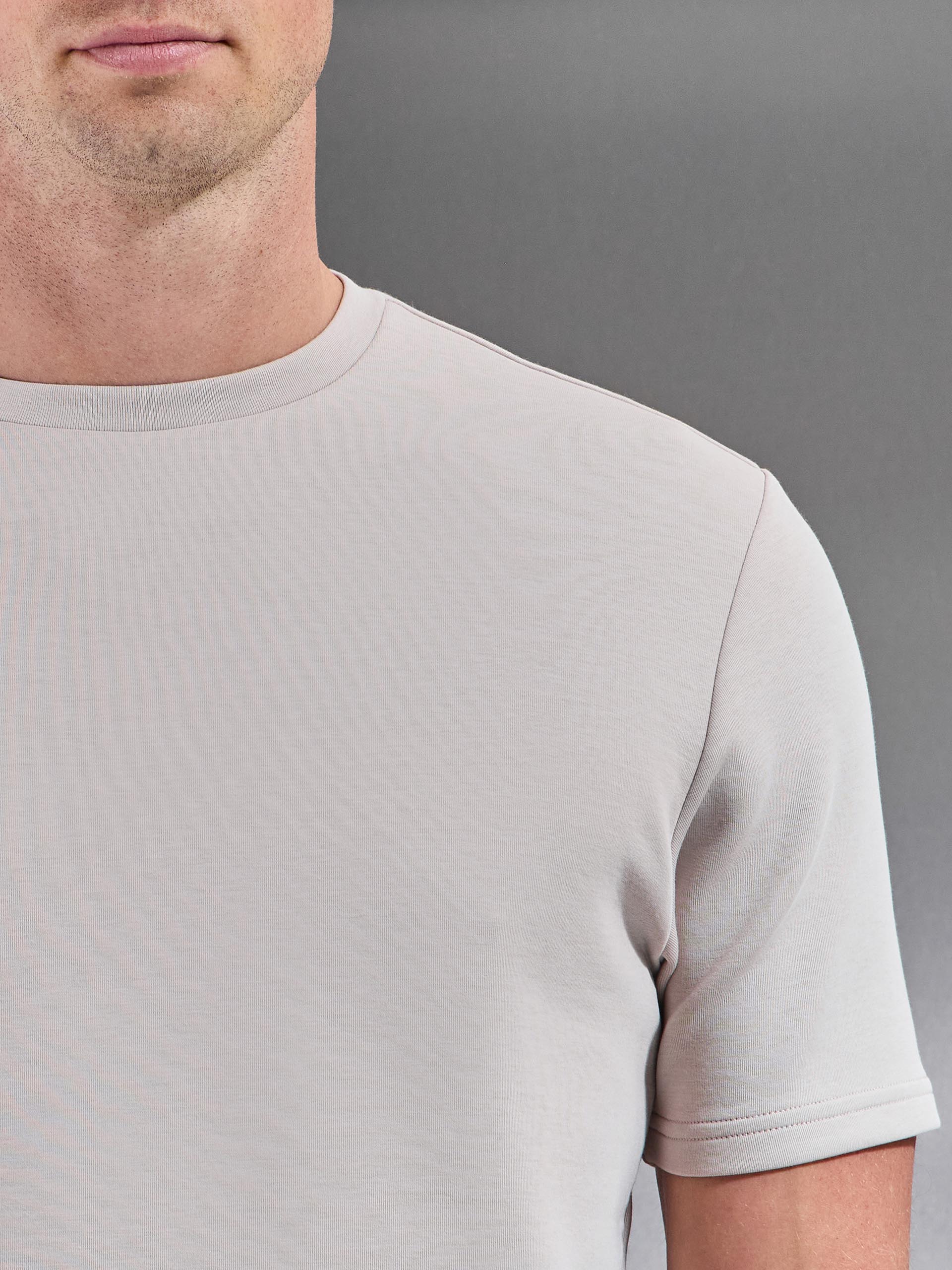 Everyday Luxe T-Shirt in Beige - Image 4