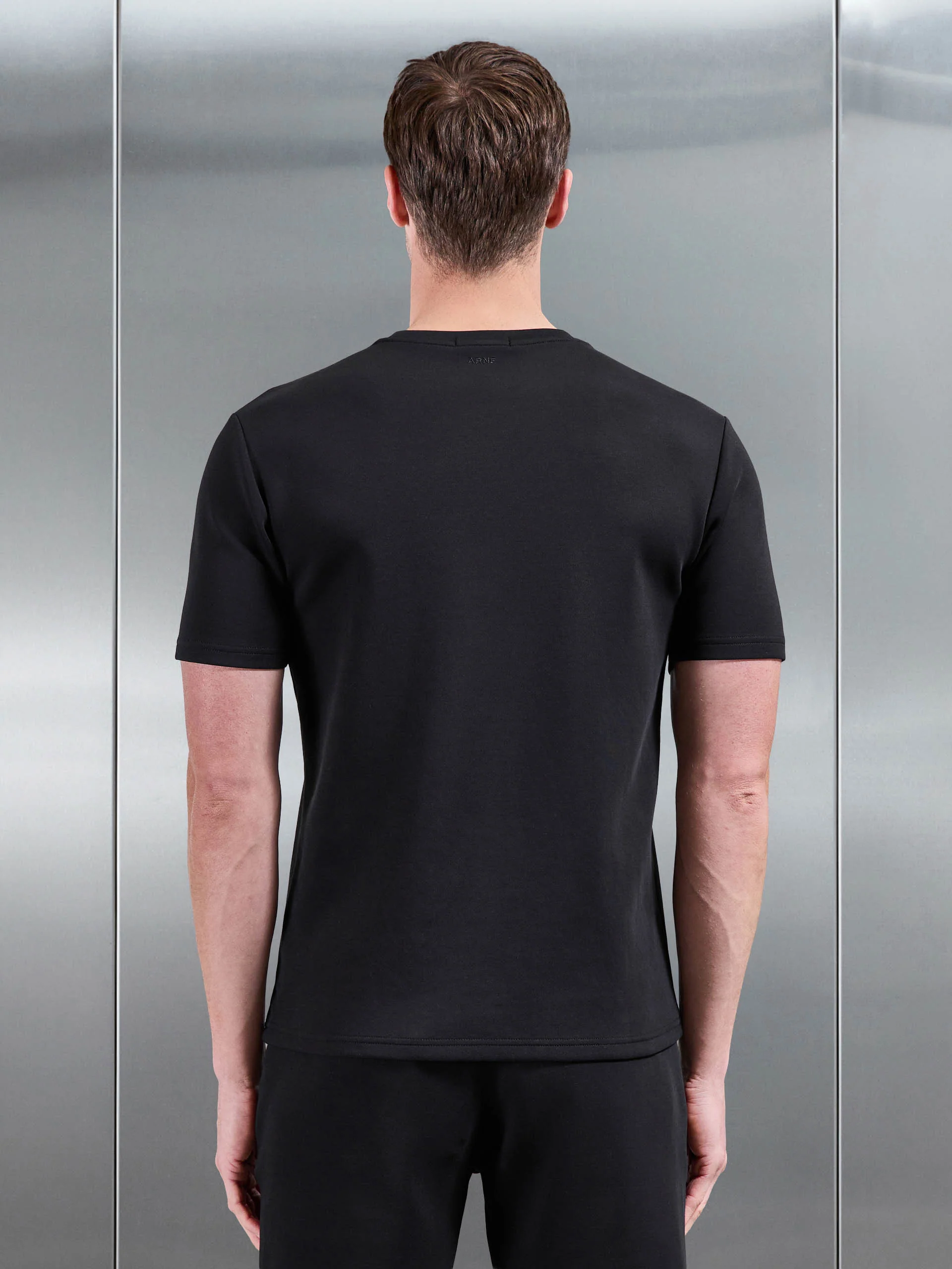 Everyday Luxe T-Shirt in Black - Image 3