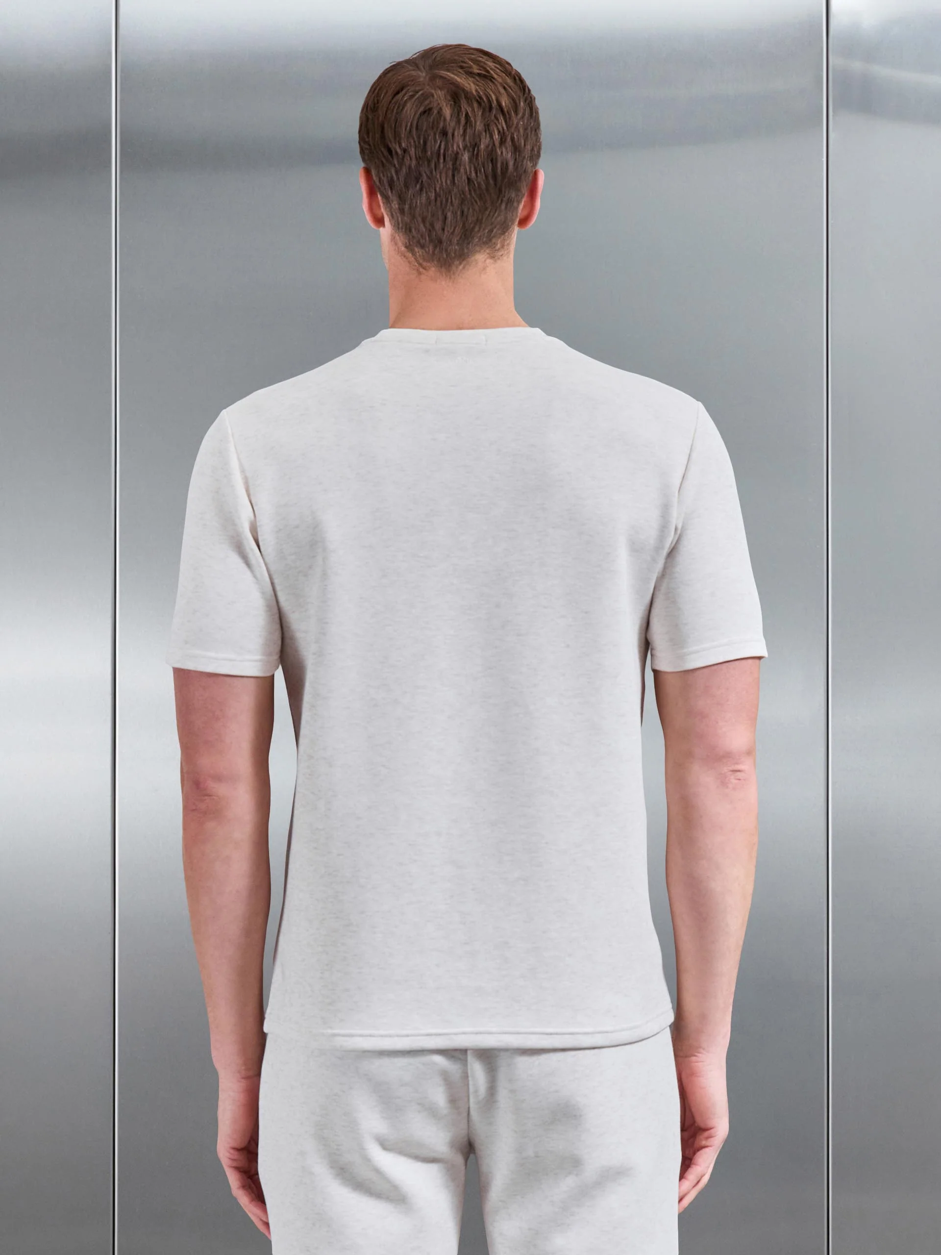 Everyday Luxe T-Shirt in Oatmeal - Image 3