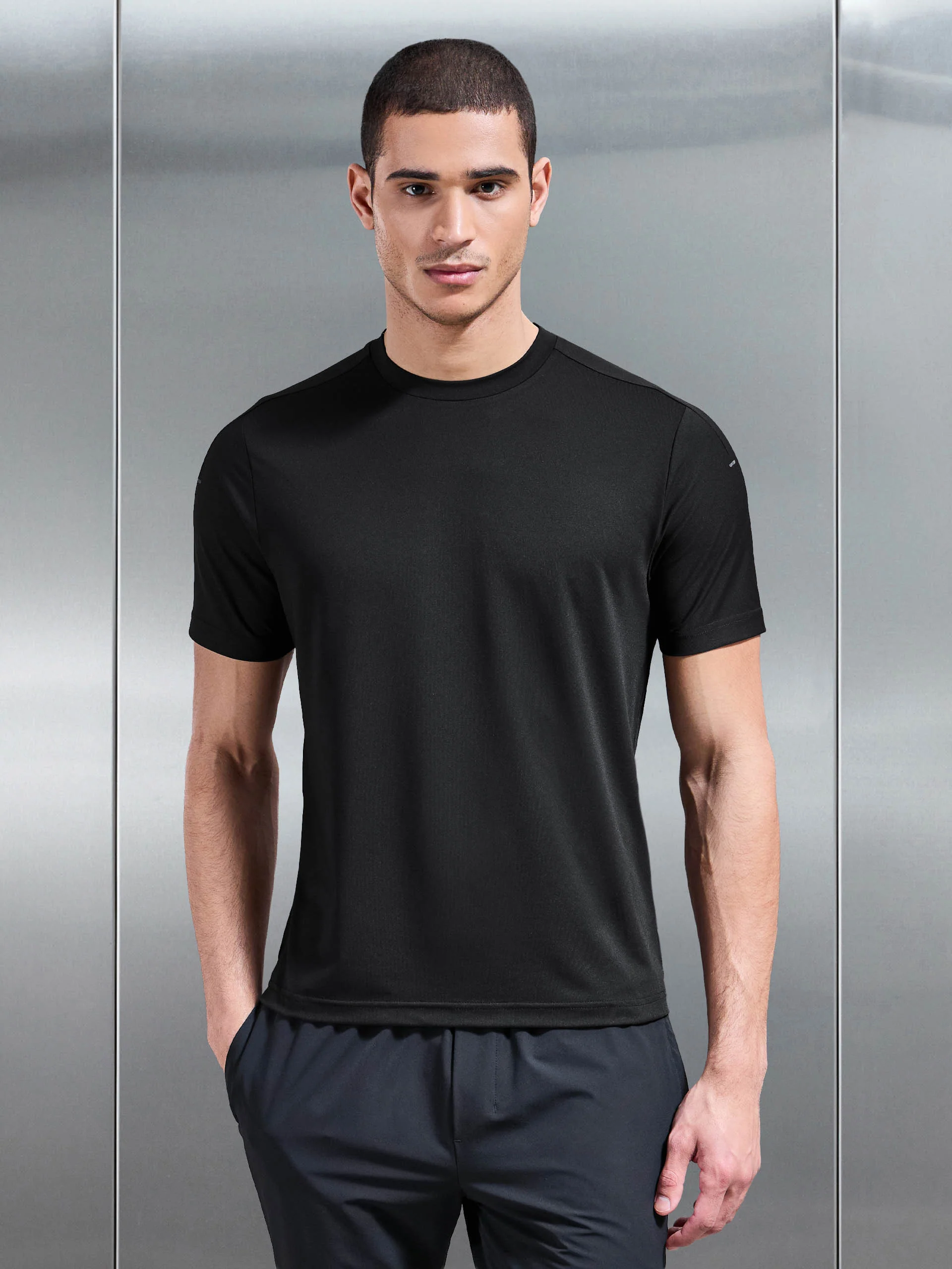Everyday Technical T-Shirt in Black - Image 3