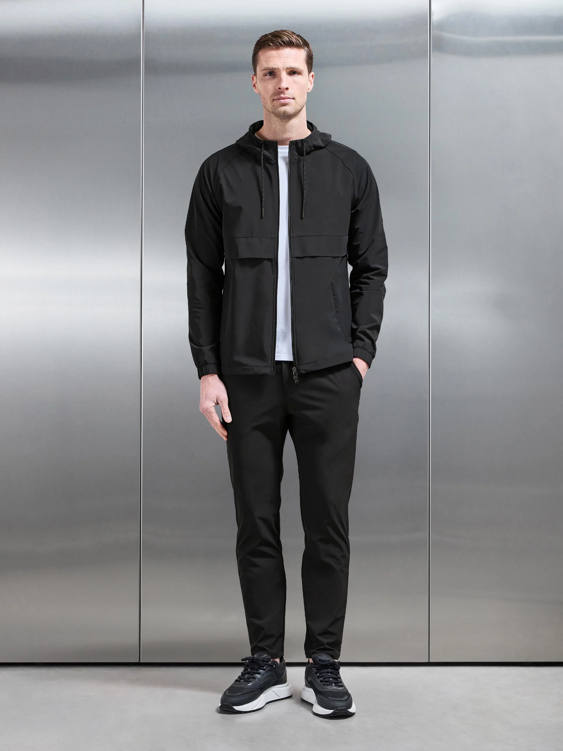 Flex Shell Windbreaker in Black - Image 2