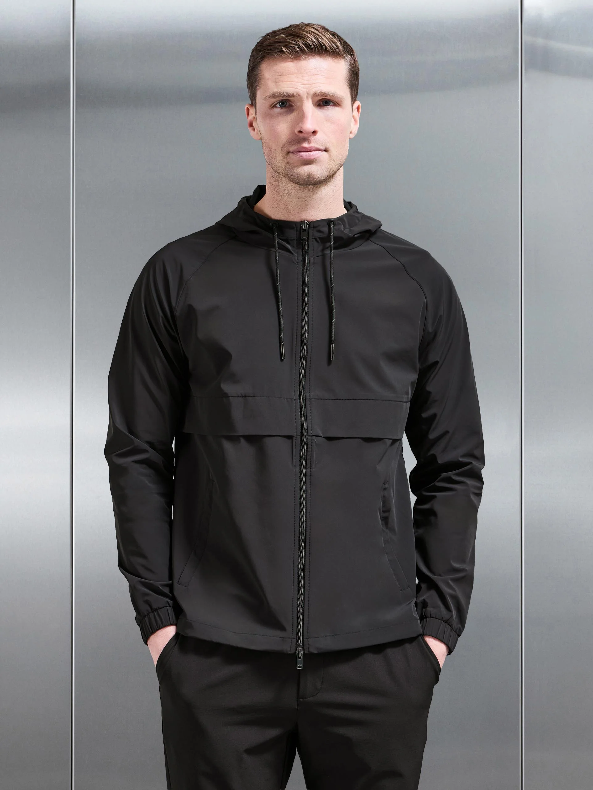 Flex Shell Windbreaker in Black - Image 6