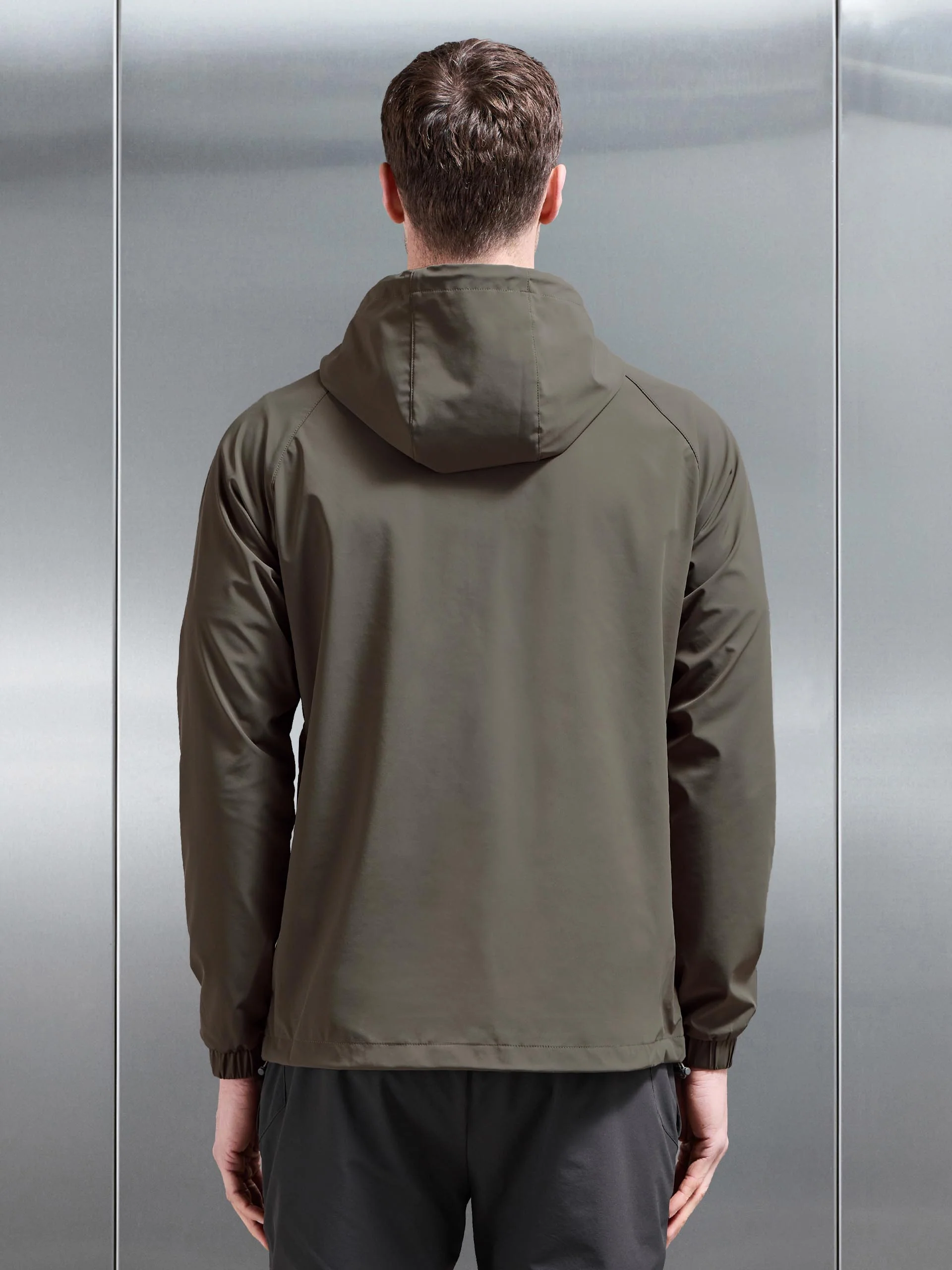 Flex Shell Windbreaker in Olive - Image 3