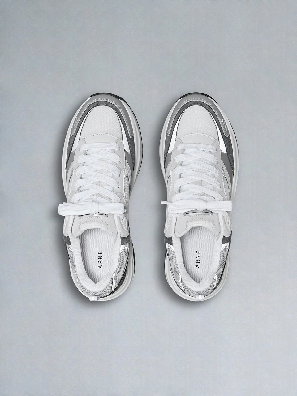 Flow Runner in White Grey - Image 5