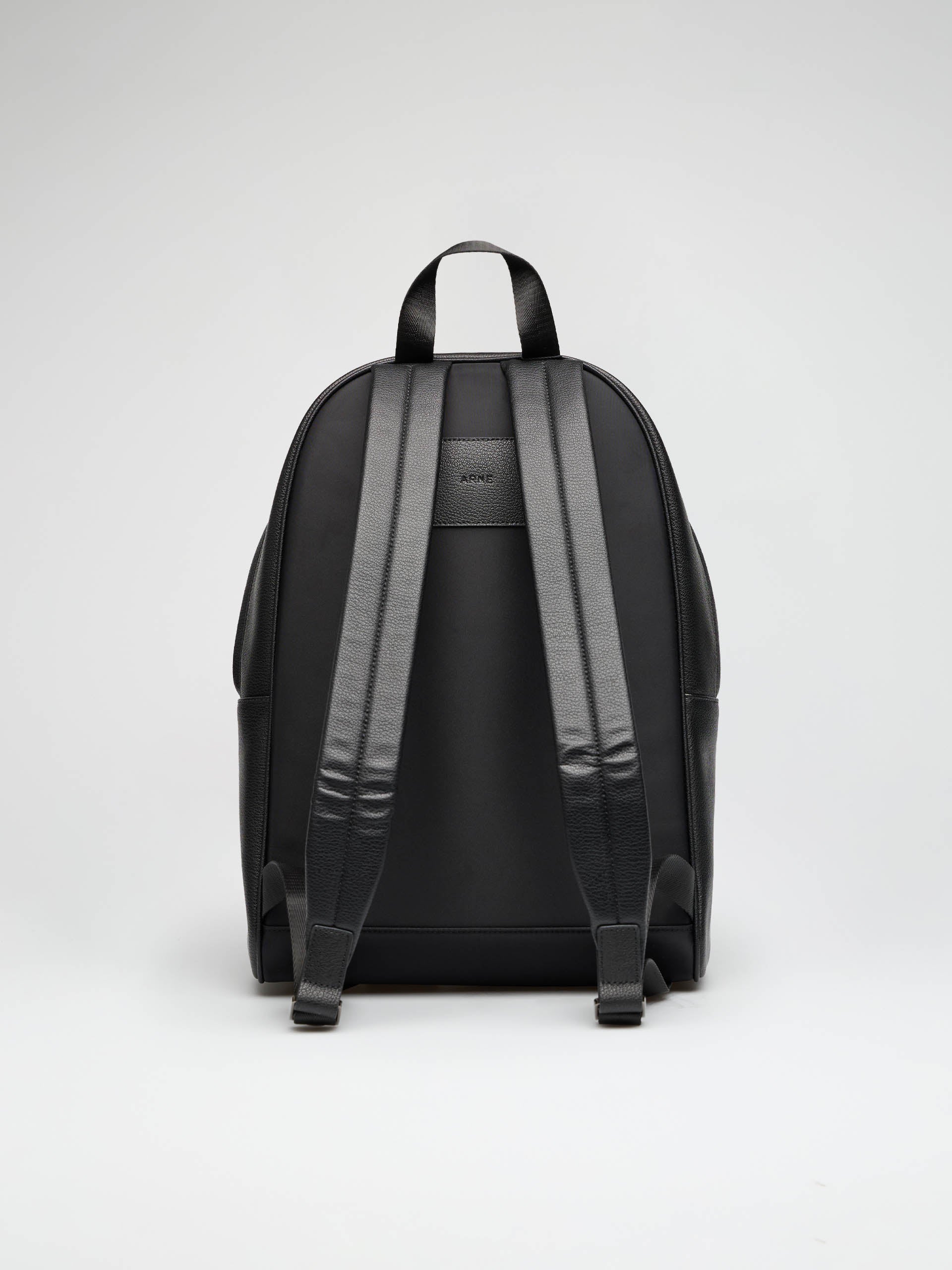 Genuine Leather Backpack in Black - Image 3