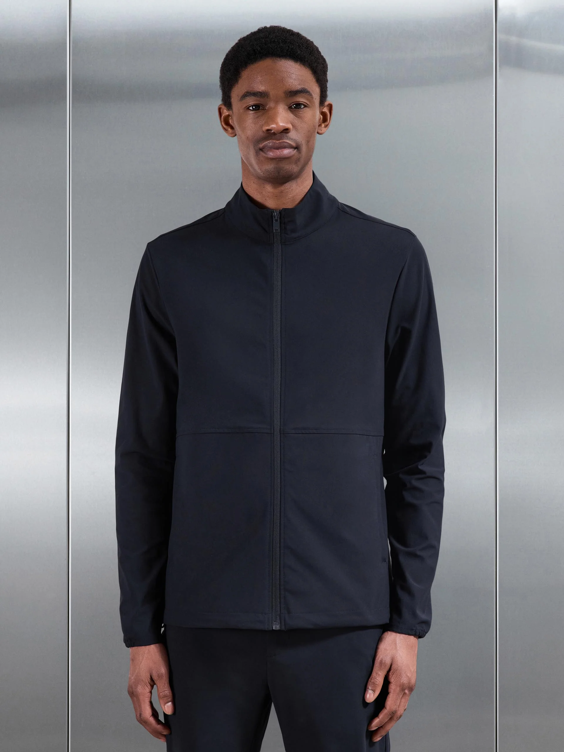 Golf Jacket in Navy - Image 3