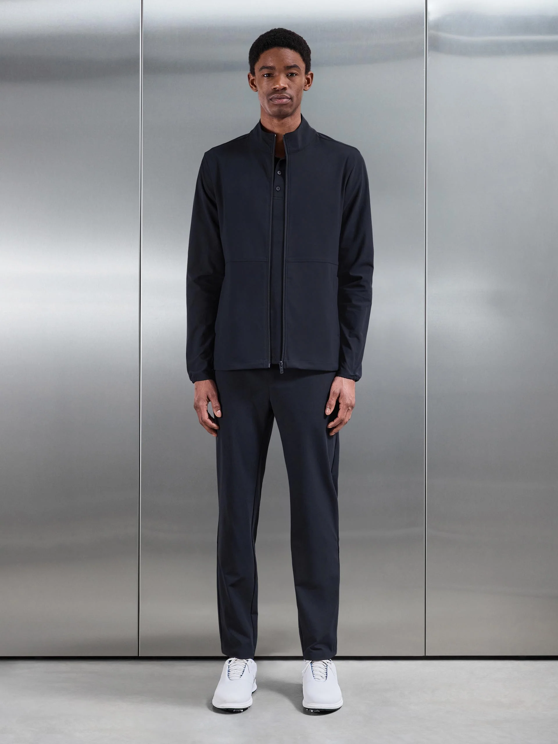 Golf Jacket in Navy - Image 8