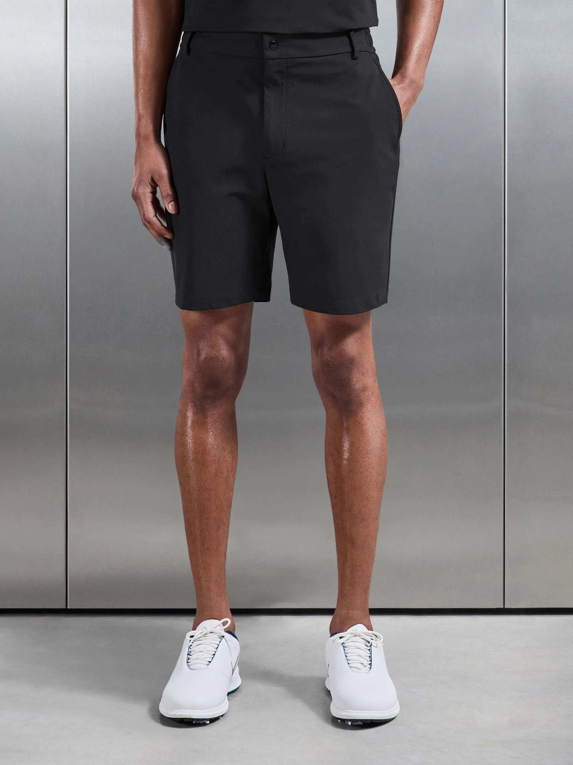 Golf Short in Black - Image 3
