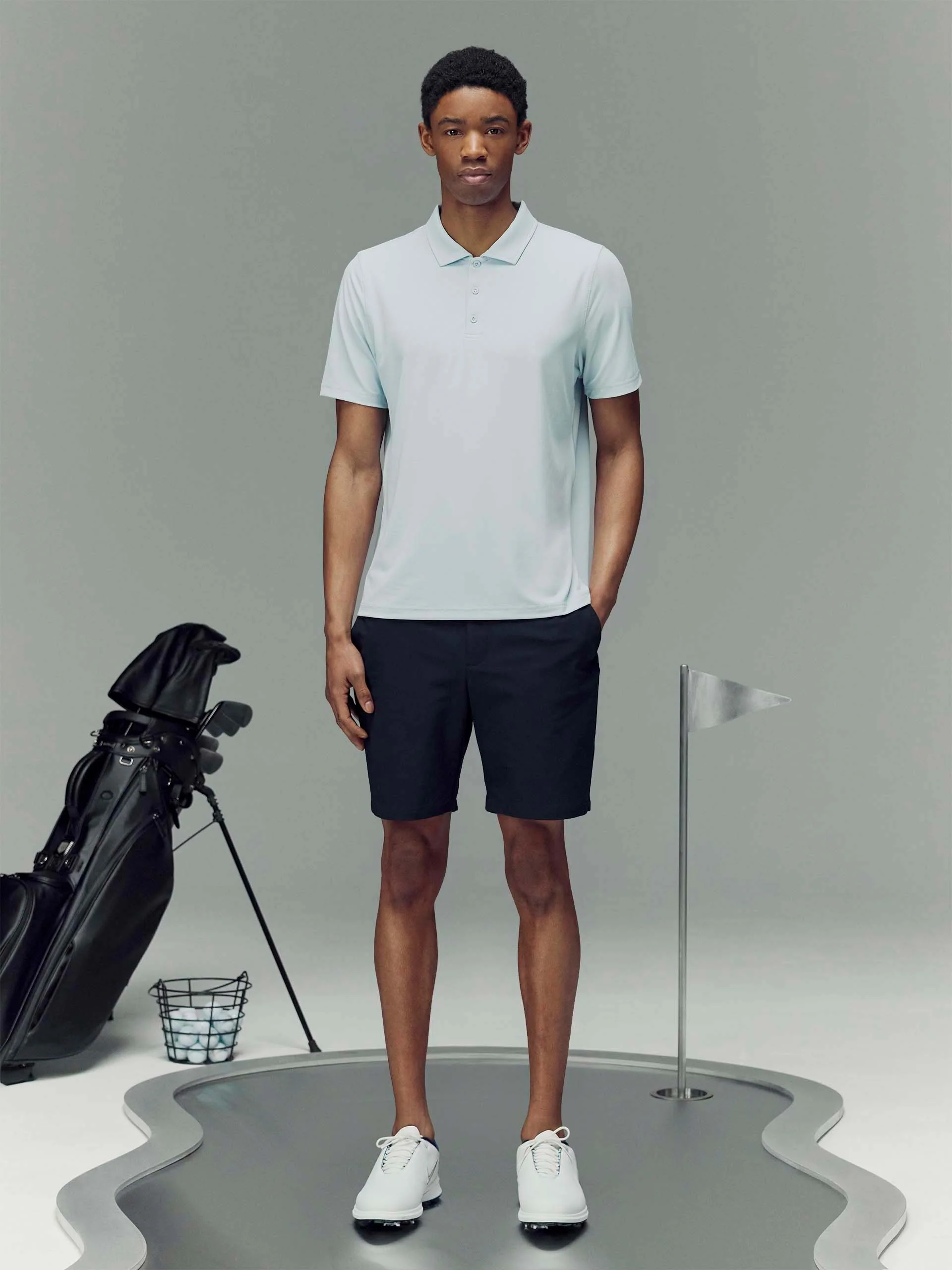 Golf Short in Navy - Image 2