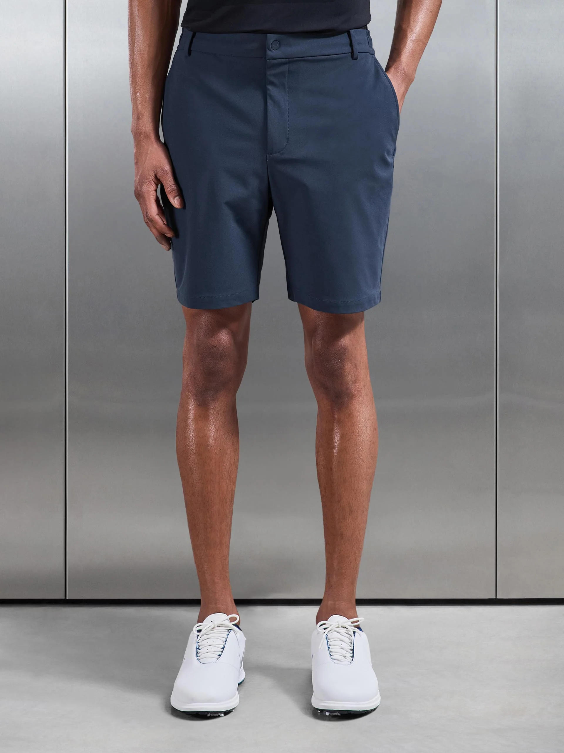Golf Short in Steel Blue - Image 3