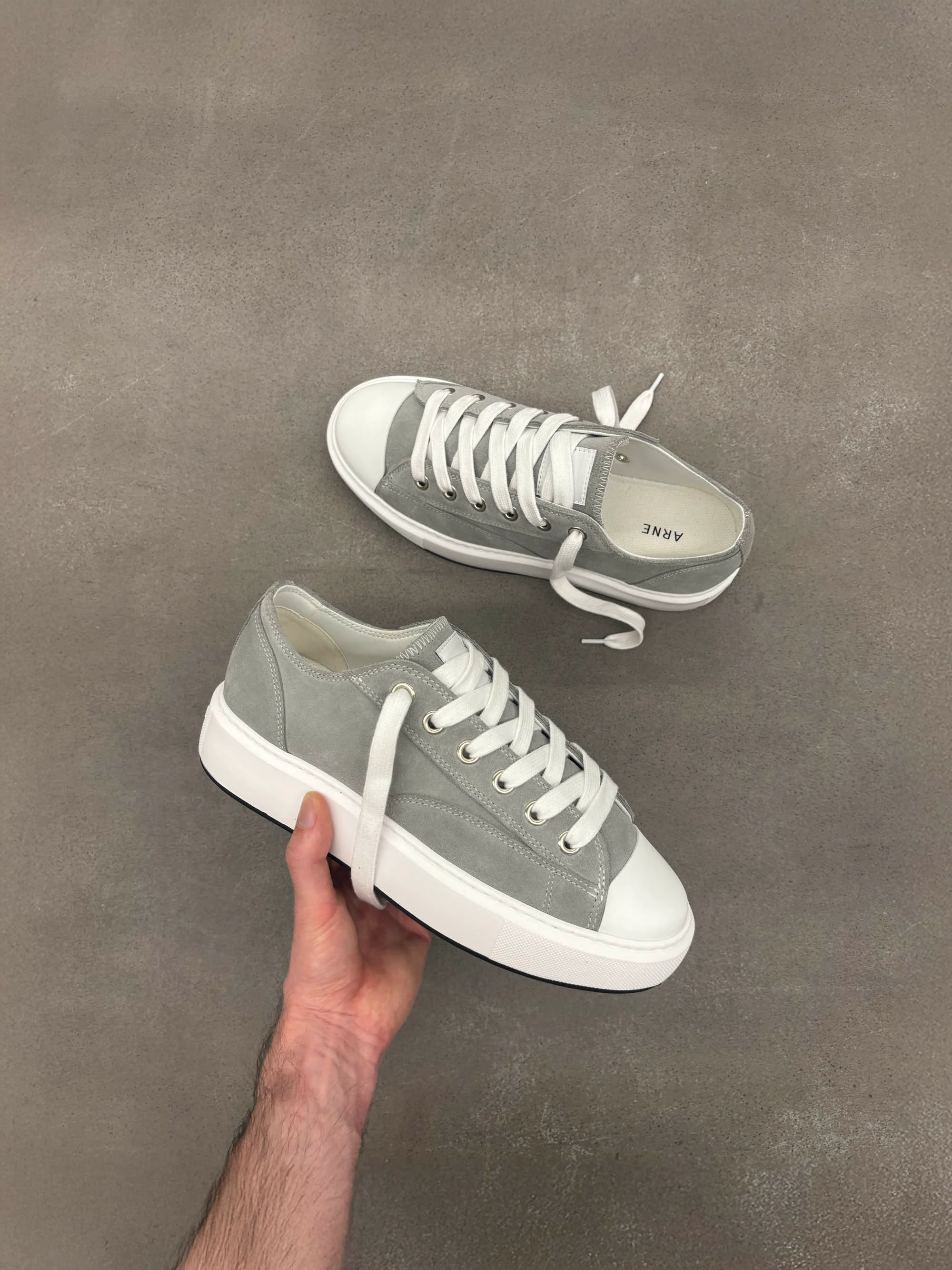 Homerun in Grey Suede - Image 6