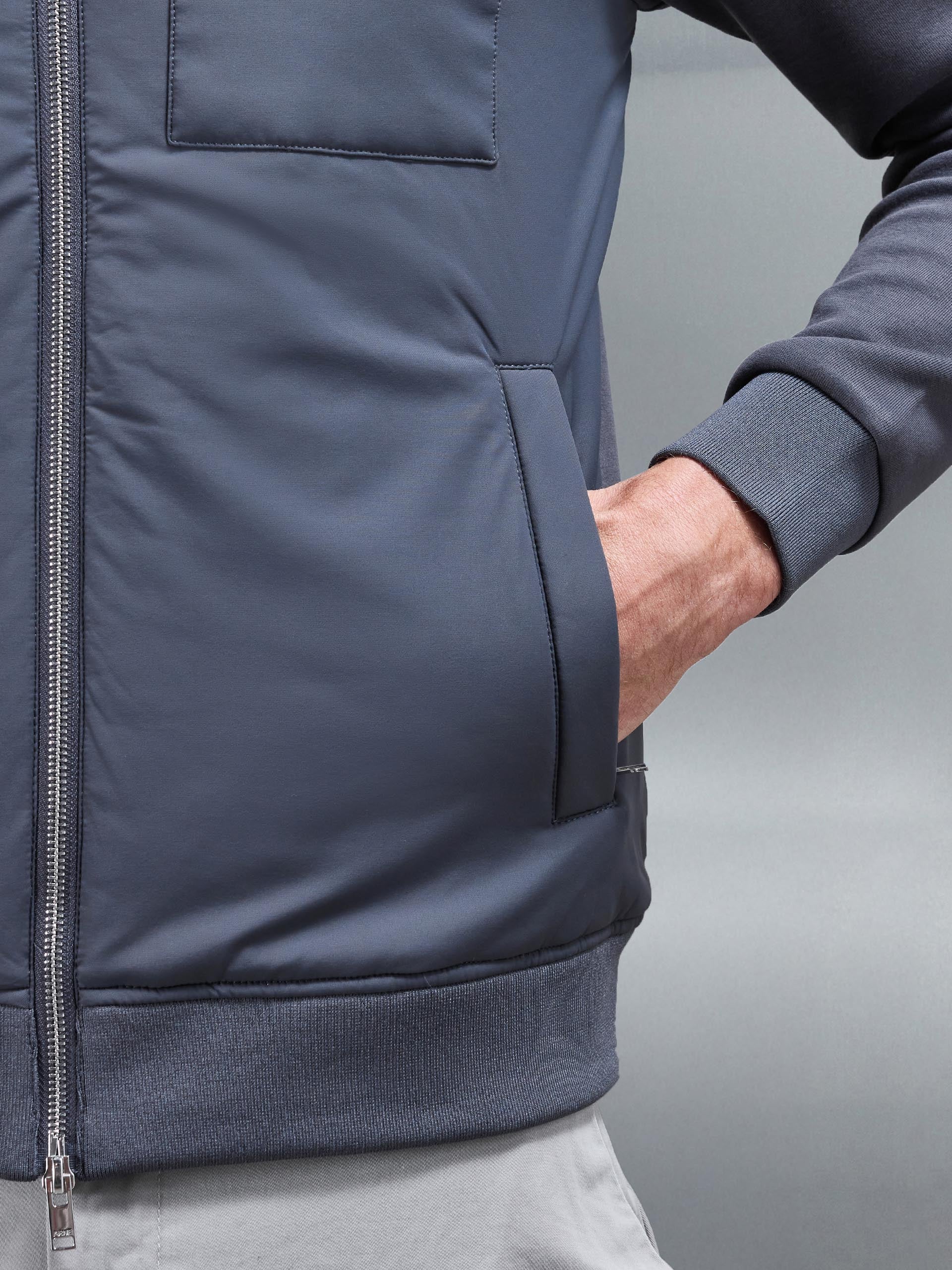 Hybrid Cargo Jacket in Grey - Image 5