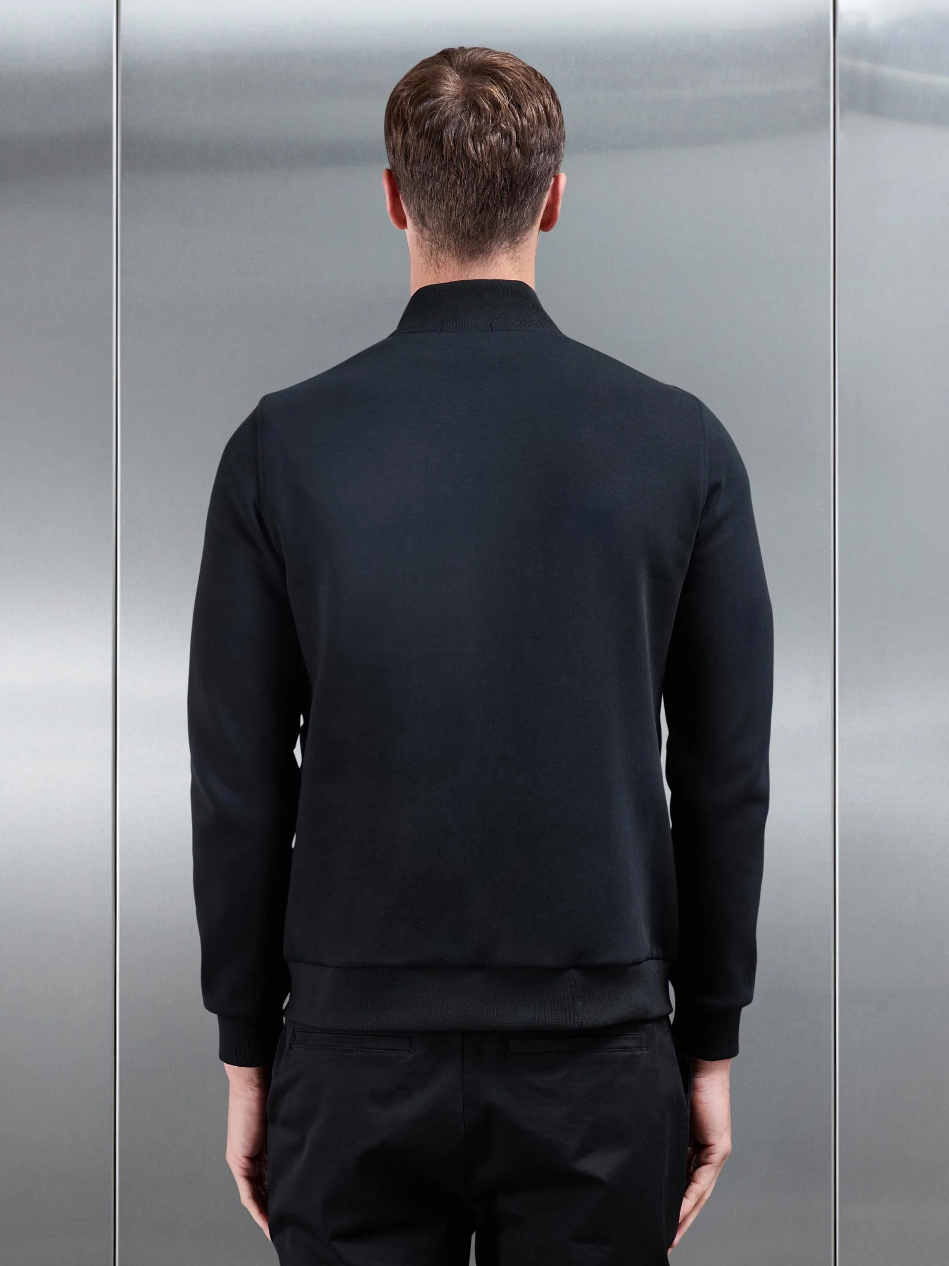 Hybrid Quilted Jacket in Black - Image 4