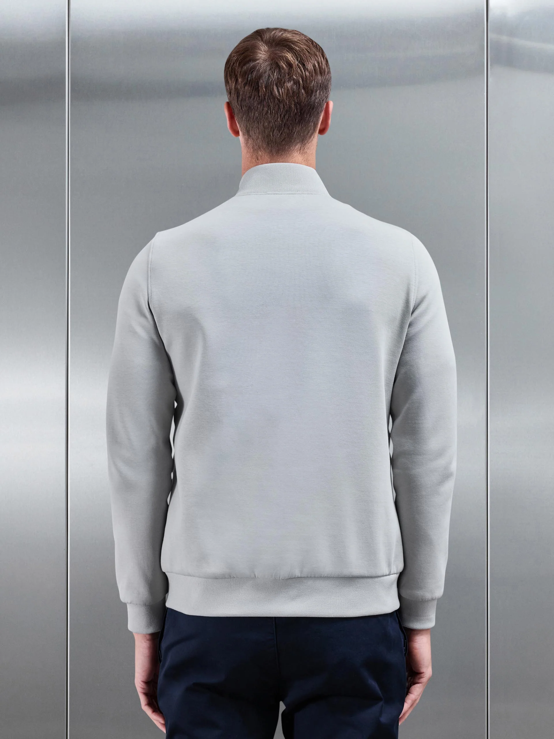 Hybrid Quilted Jacket in Stone - Image 5