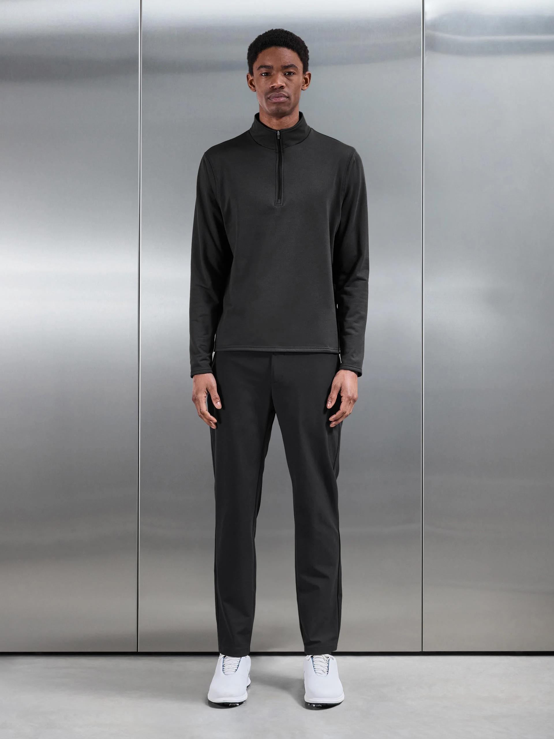 Insulating Golf Mid Layer in Grey - Image 4