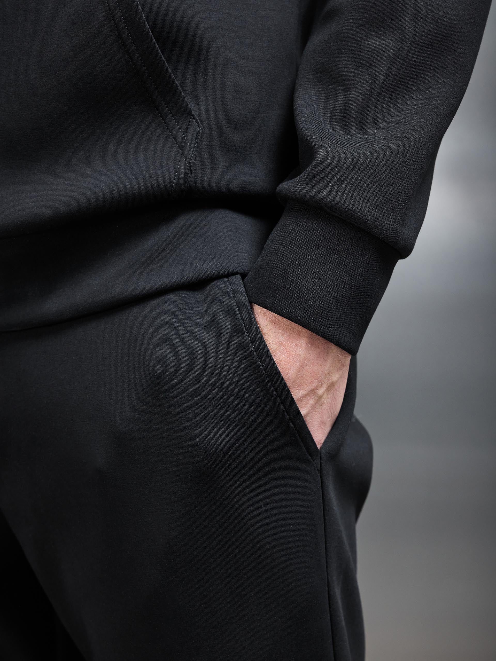 Interlock Jersey Essential Jogger in Black - Image 5