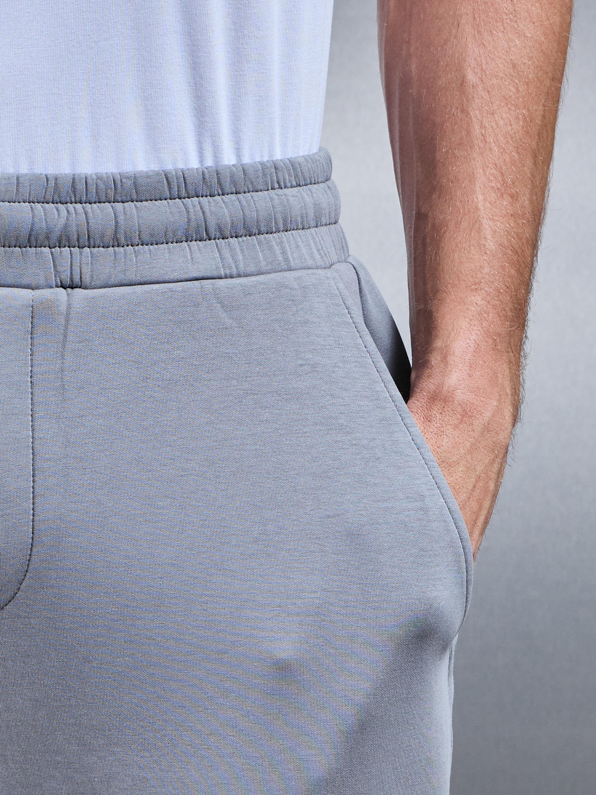 Interlock Jersey Essential Jogger in Grey - Image 4