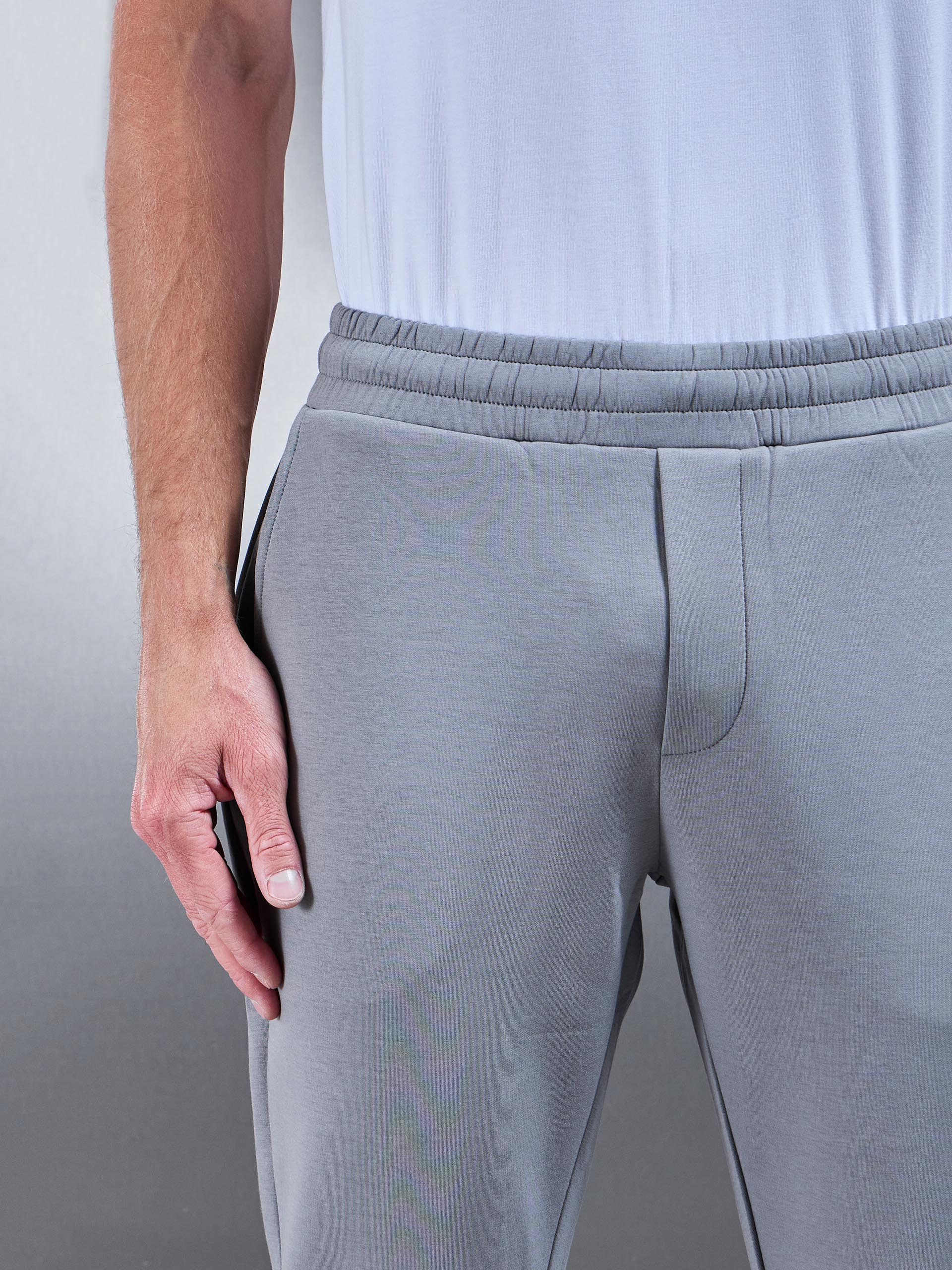 Interlock Jersey Essential Jogger in Grey - Image 5