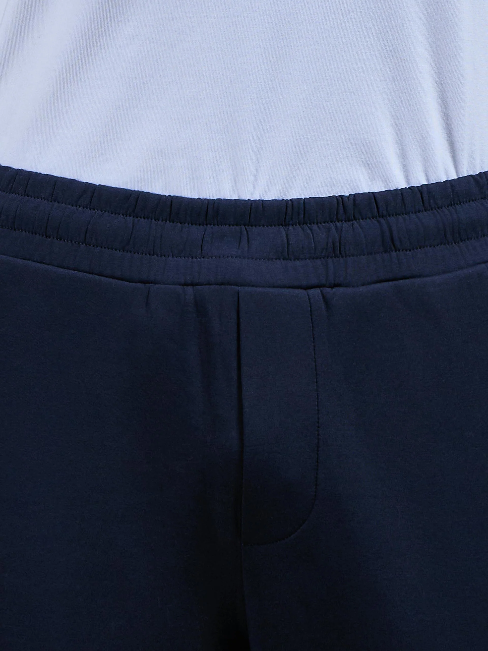 Interlock Jersey Essential Jogger in Navy - Image 4