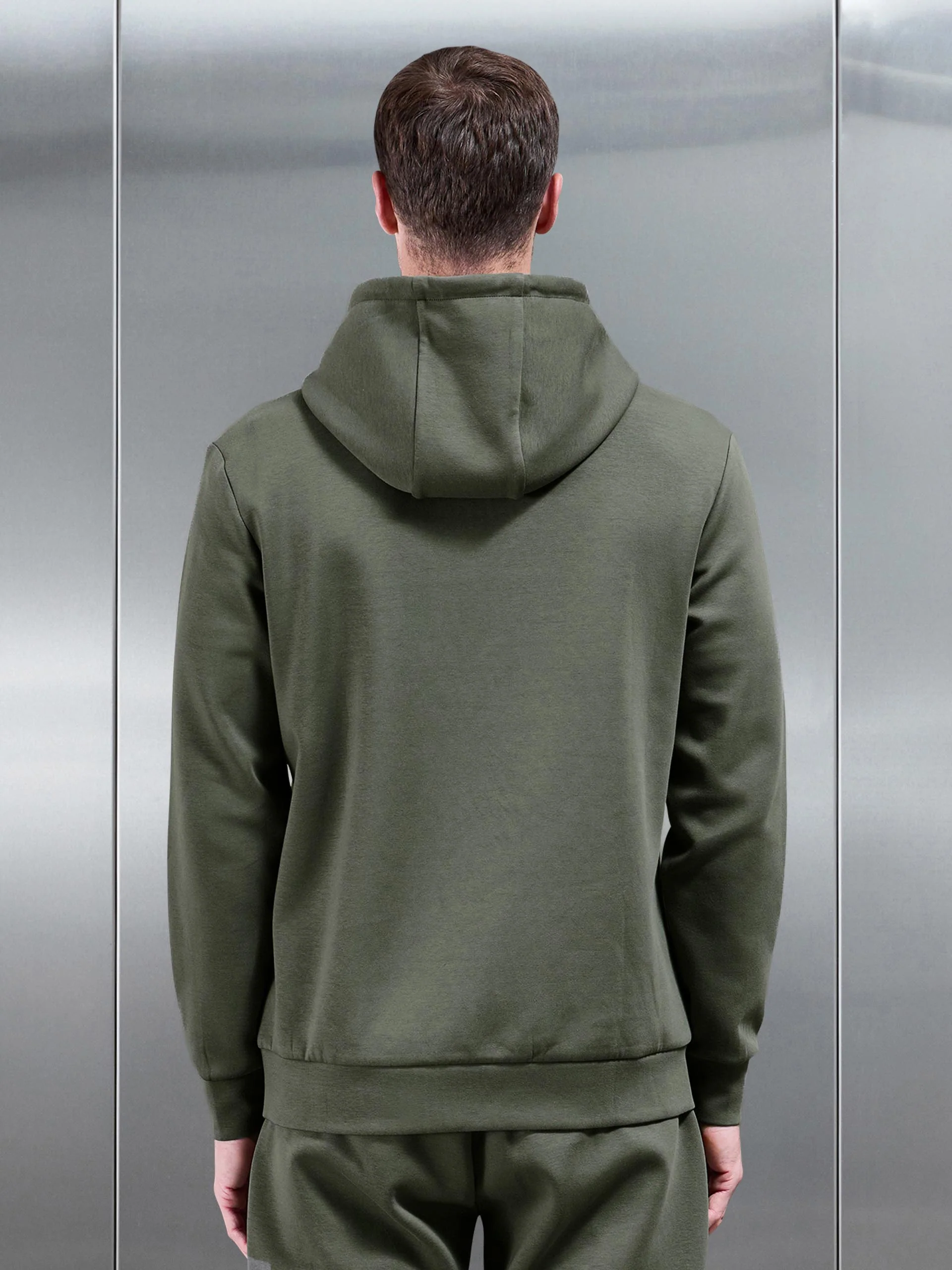 Interlock Jersey Hoodie in Sage - Image 3