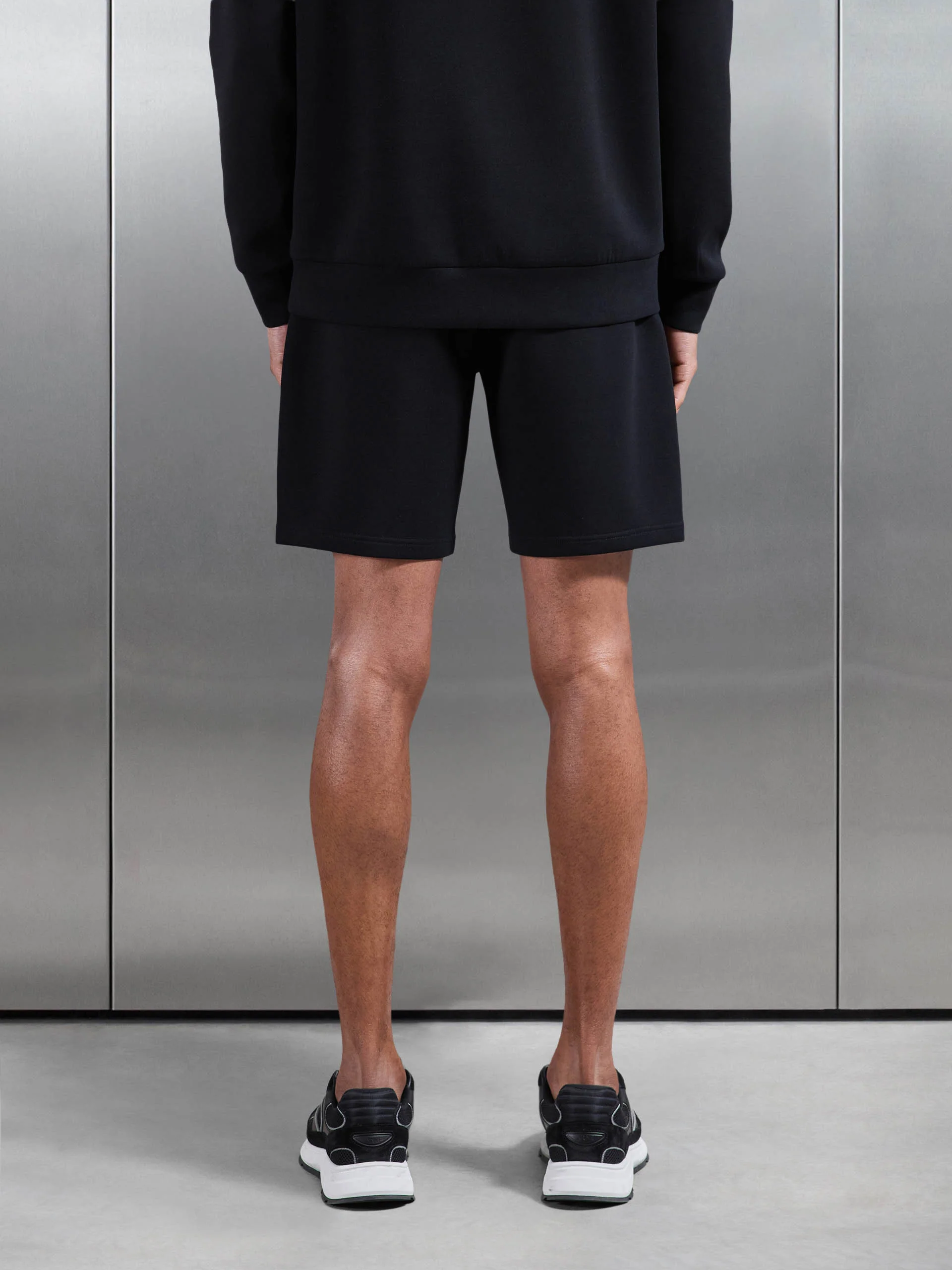 Interlock Jersey Short in Black - Image 7