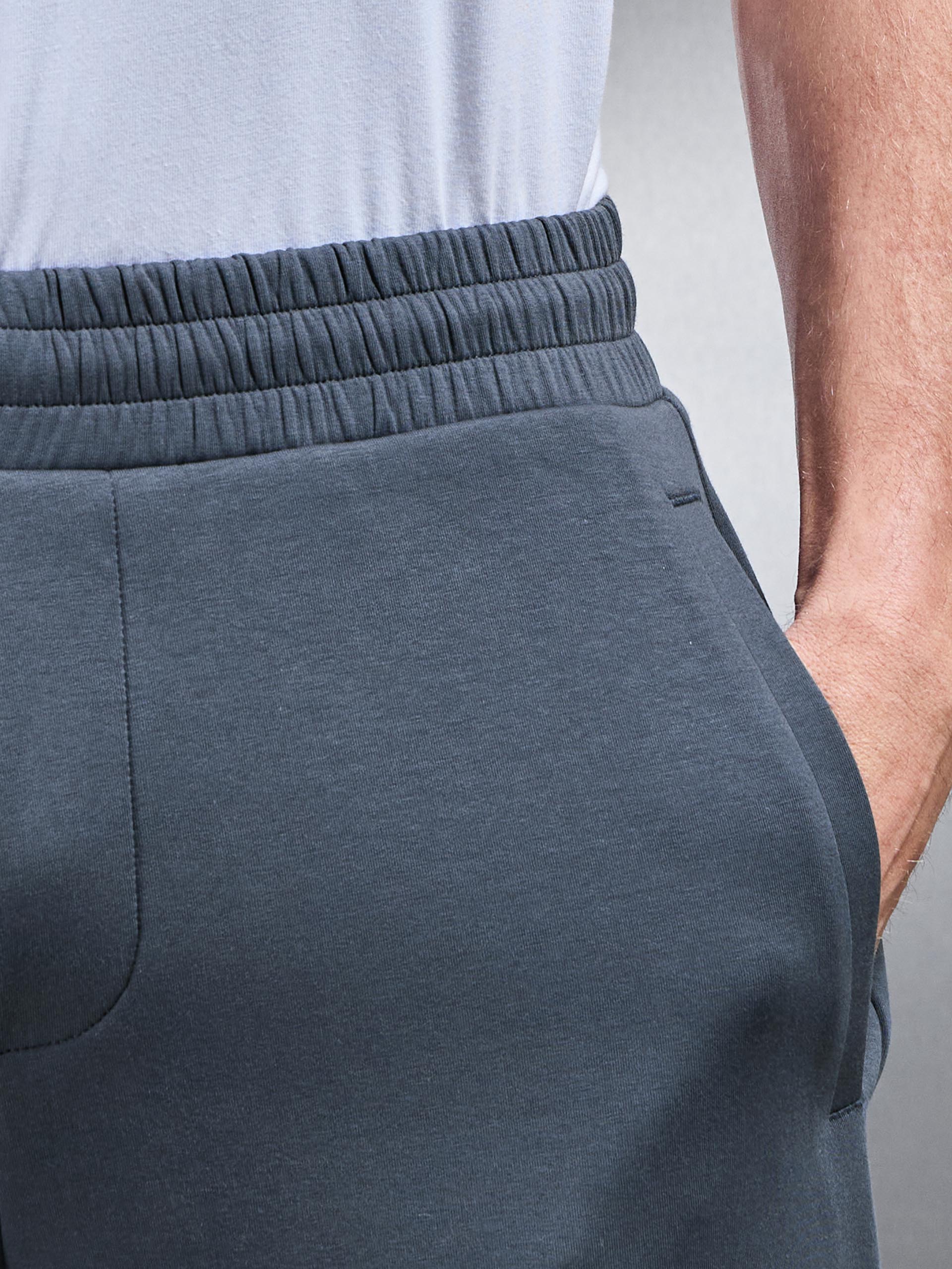 Interlock Jersey Straight Leg Jogger in Slate Blue - Image 5
