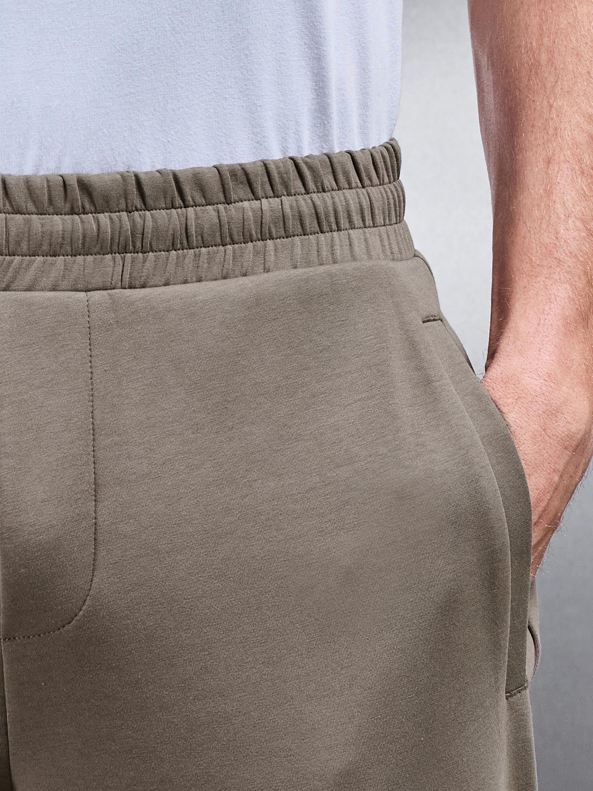Interlock Jersey Straight Leg Jogger in Taupe - Image 6