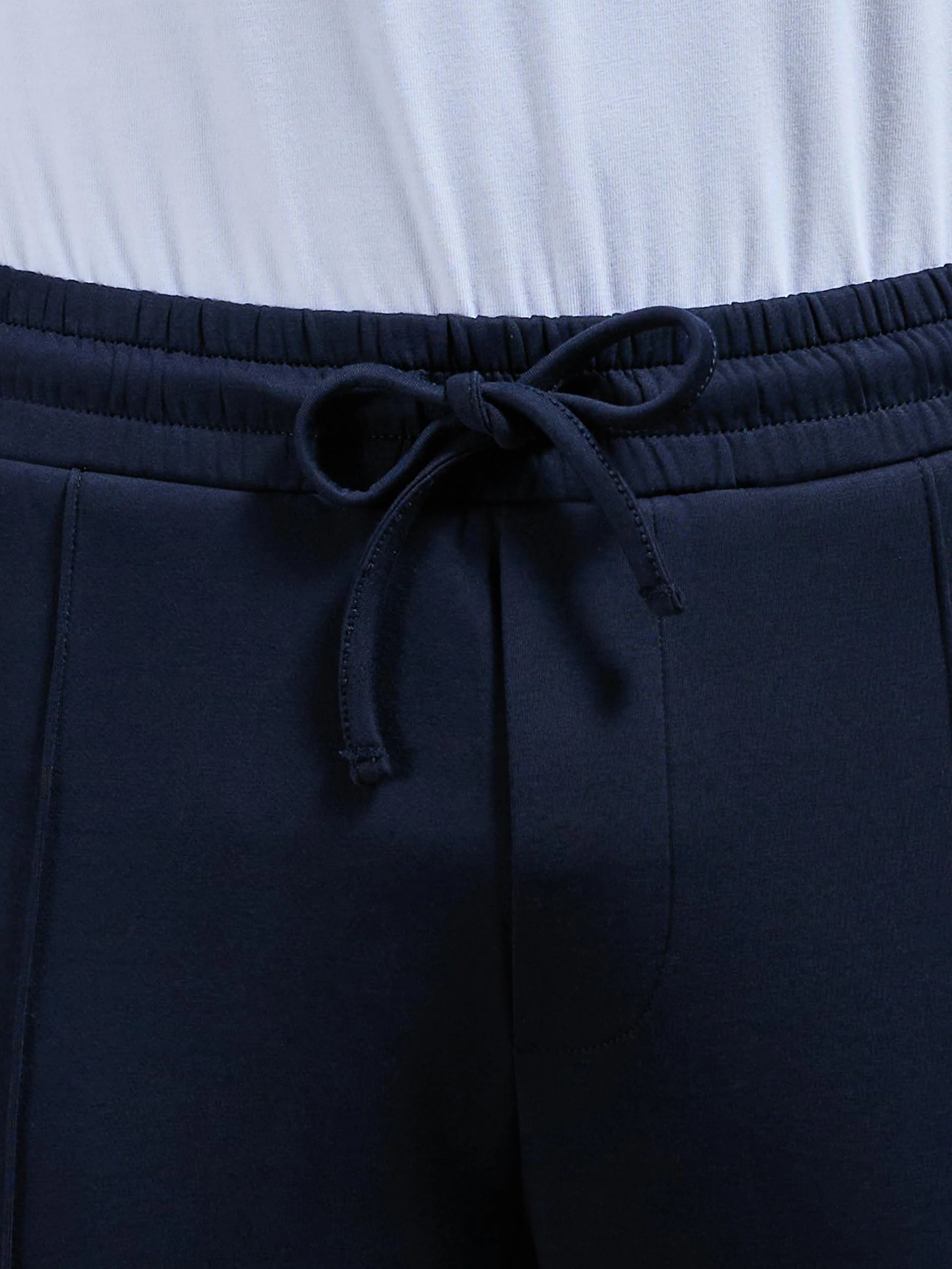 Interlock Jersey Tapered Jogger in Navy - Image 4