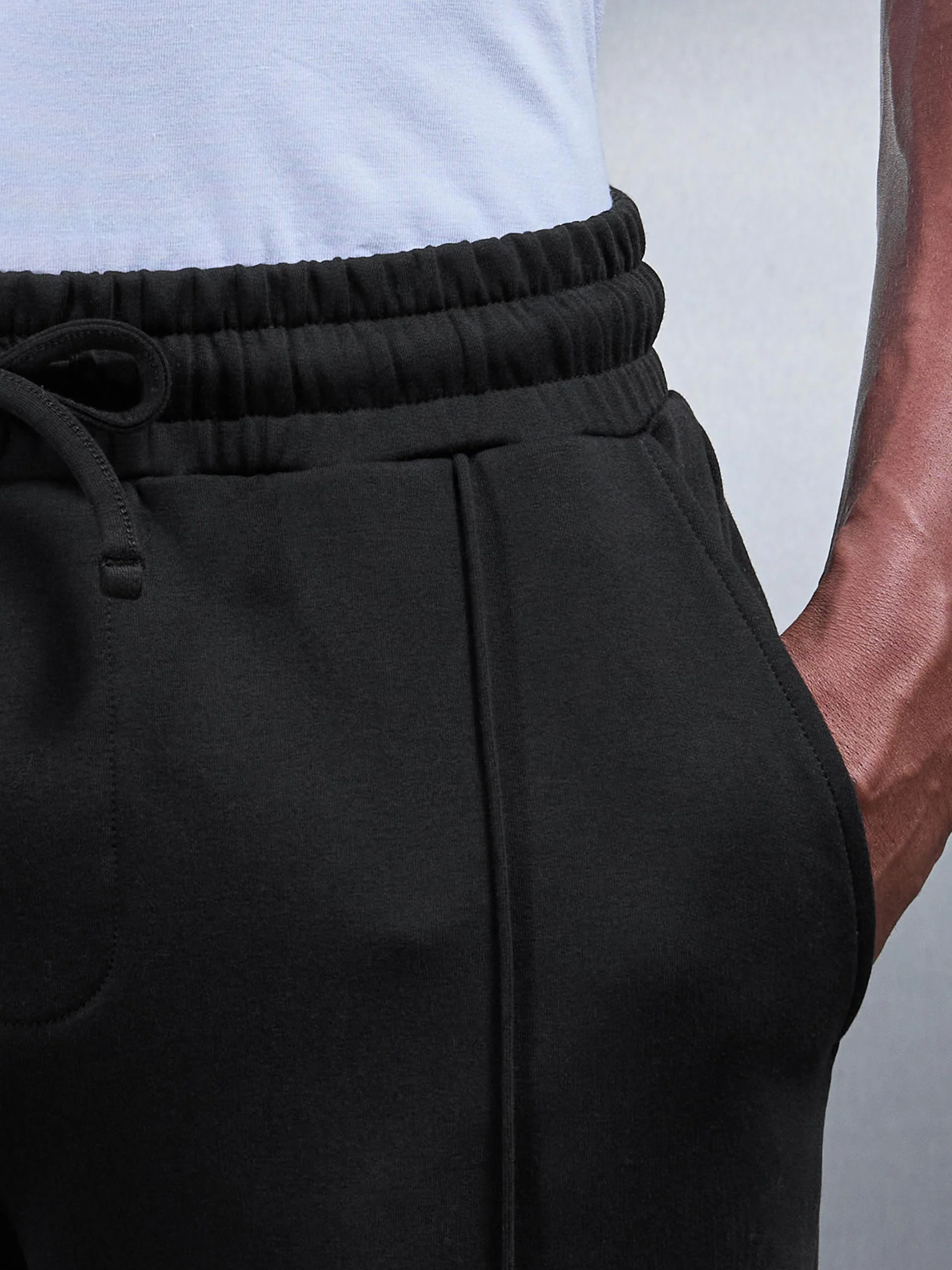 Jersey Jogger in Black - Image 5