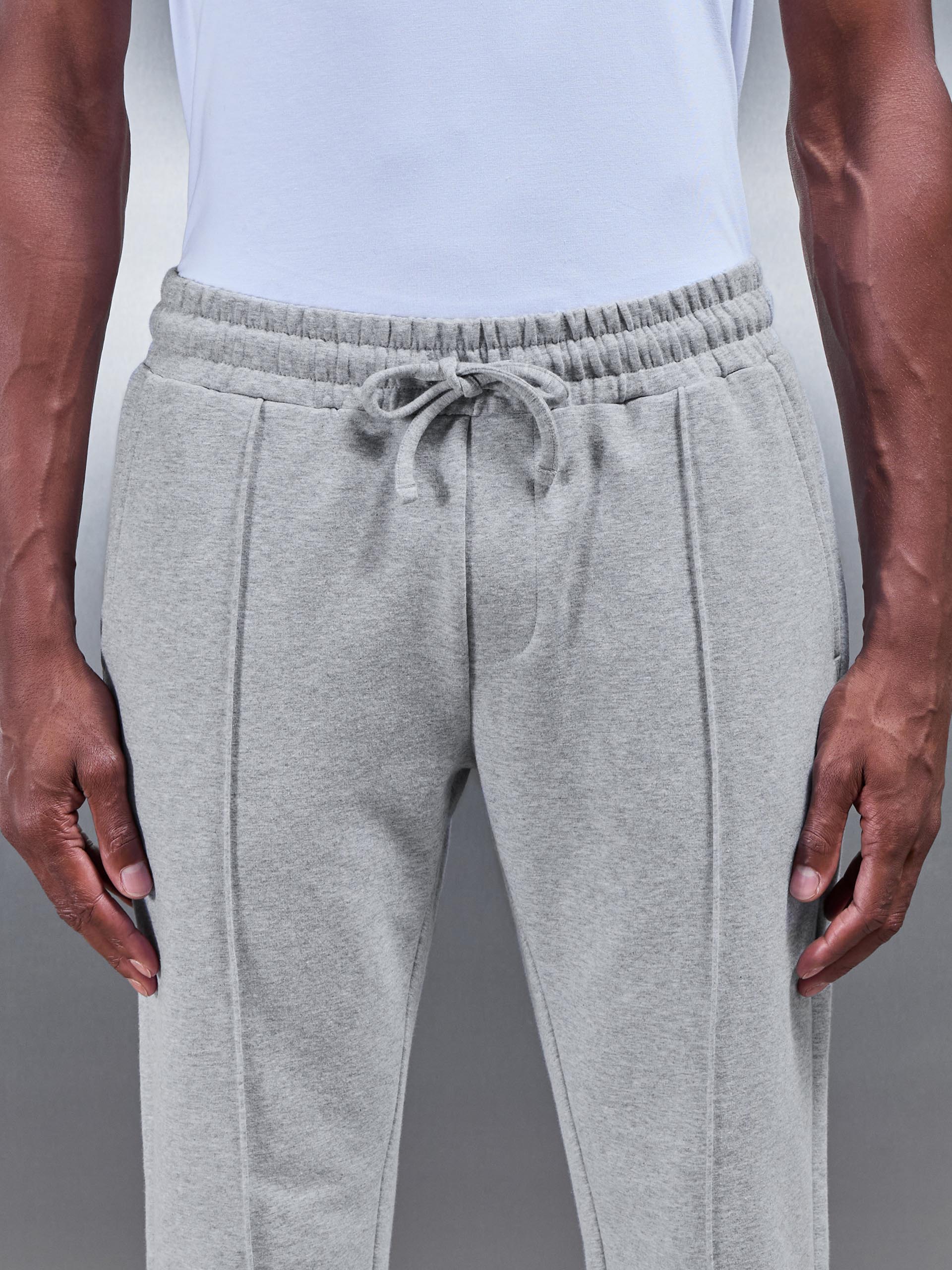 Jersey Jogger in Marl Grey - Image 4