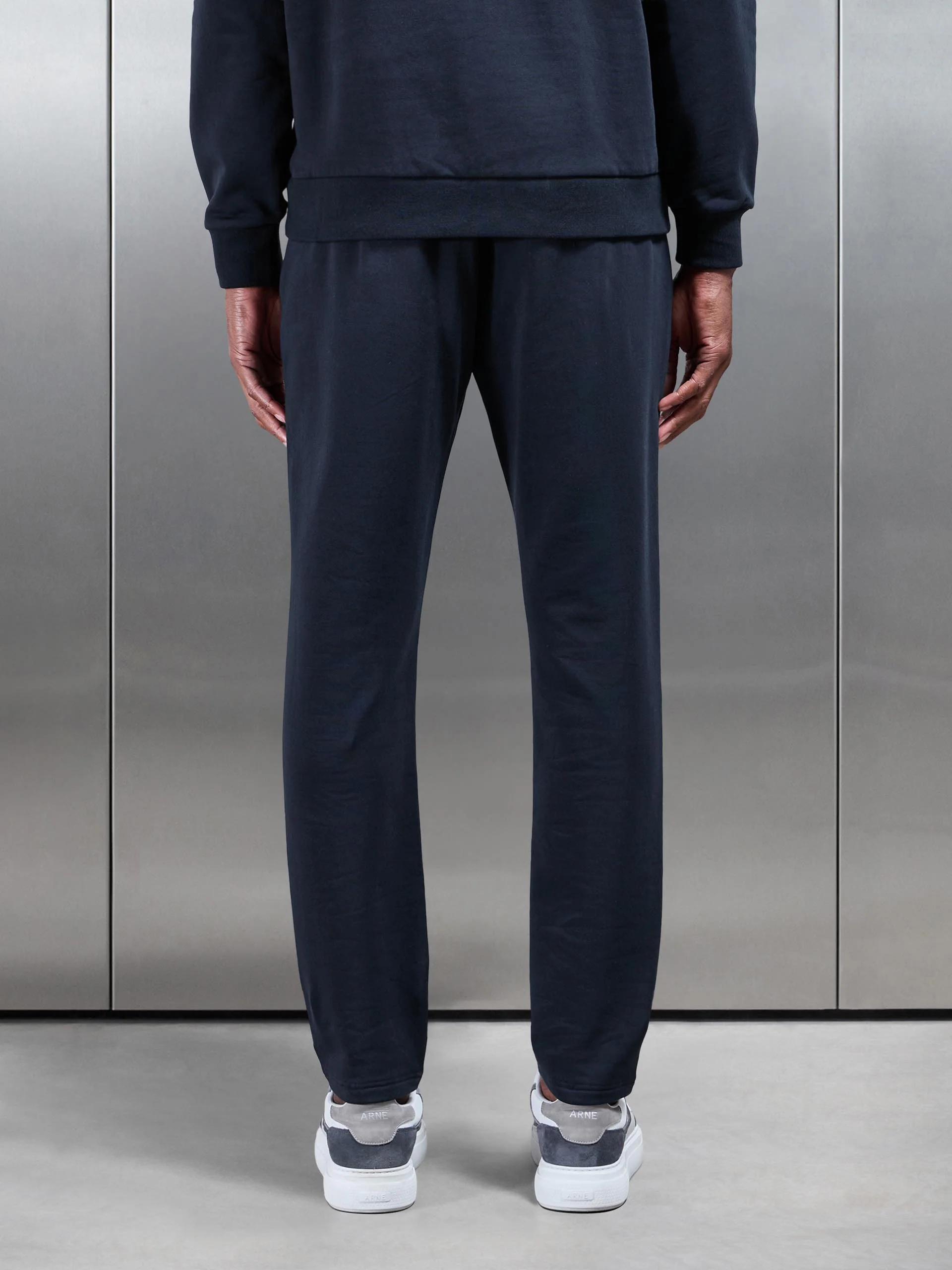 Jersey Jogger in Navy - Image 3