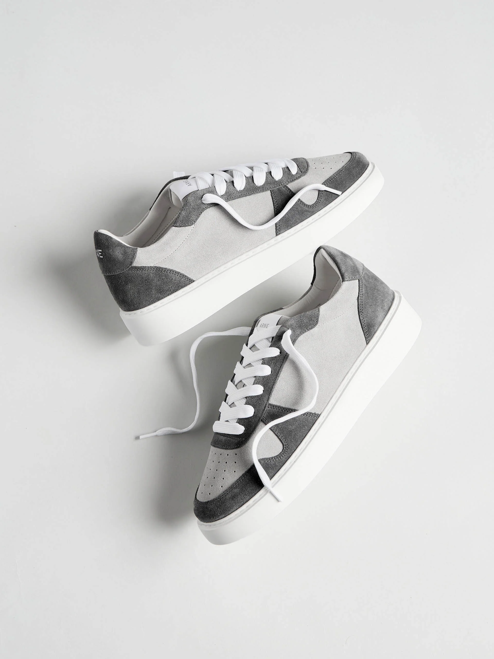 Mid Court Trainer in Grey Suede - Image 2