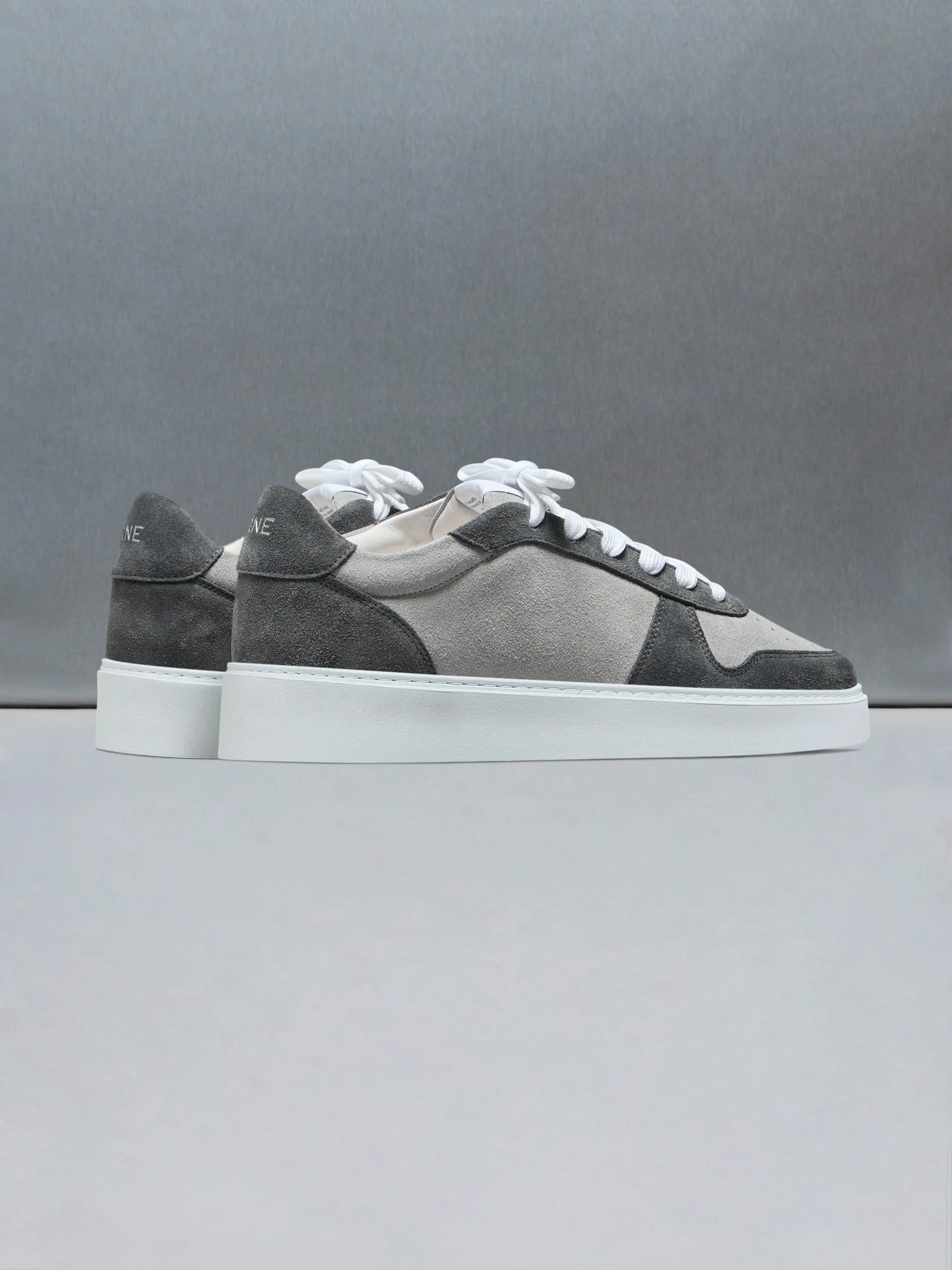 Mid Court Trainer in Grey Suede - Image 3