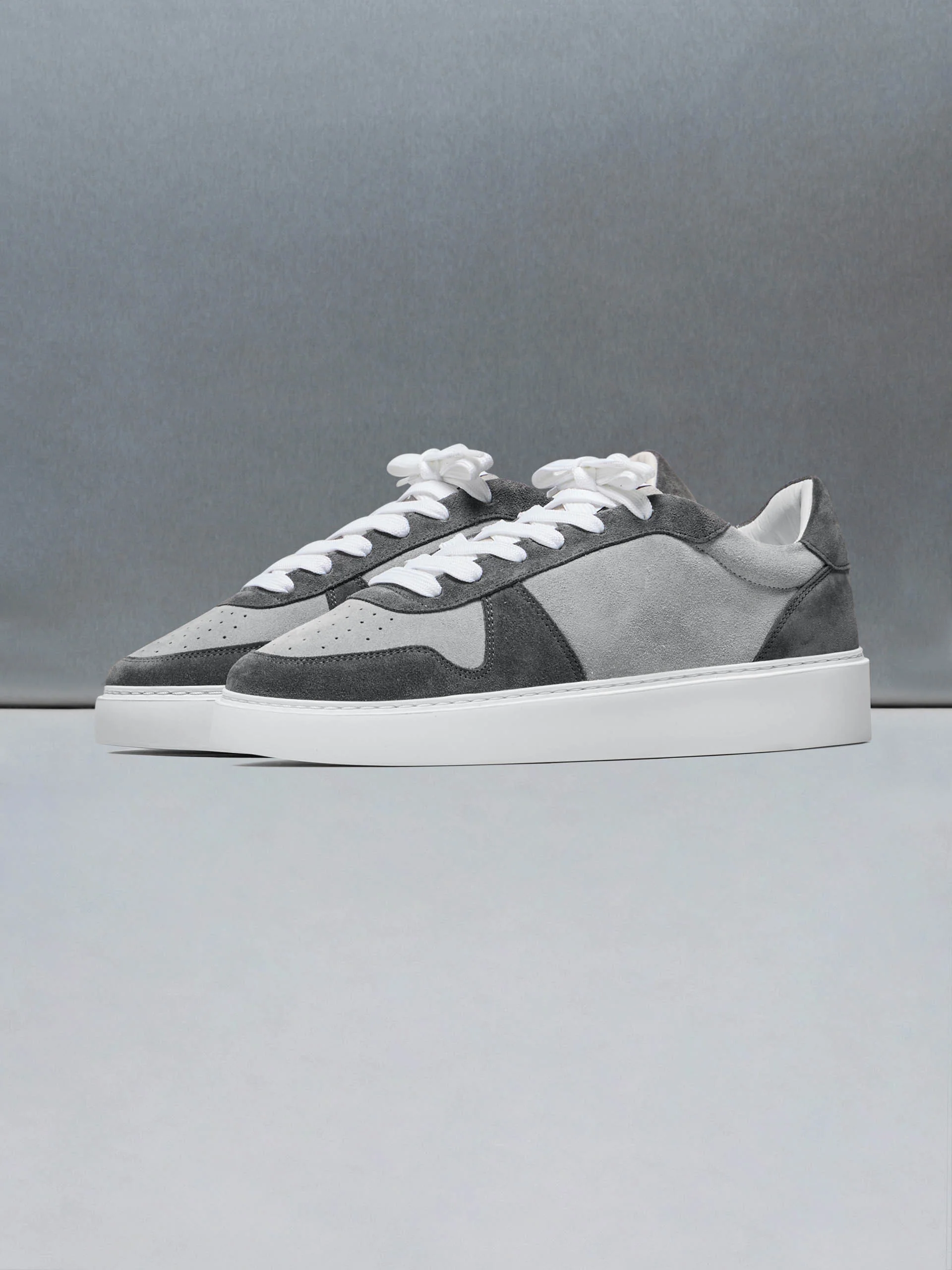 Mid Court Trainer in Grey Suede - Image 4