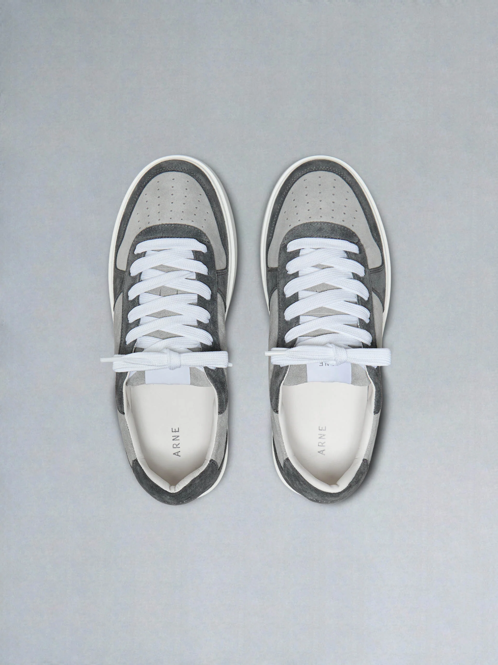 Mid Court Trainer in Grey Suede - Image 5