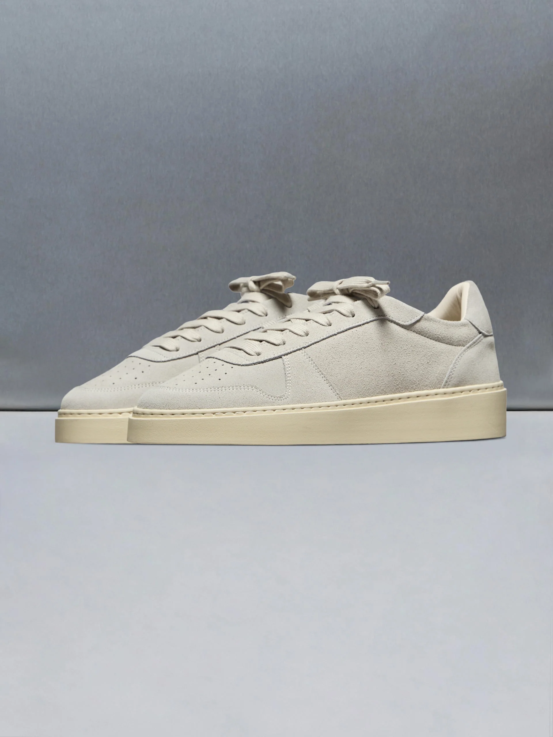 Mid Court Trainer in Stone Suede - Image 3