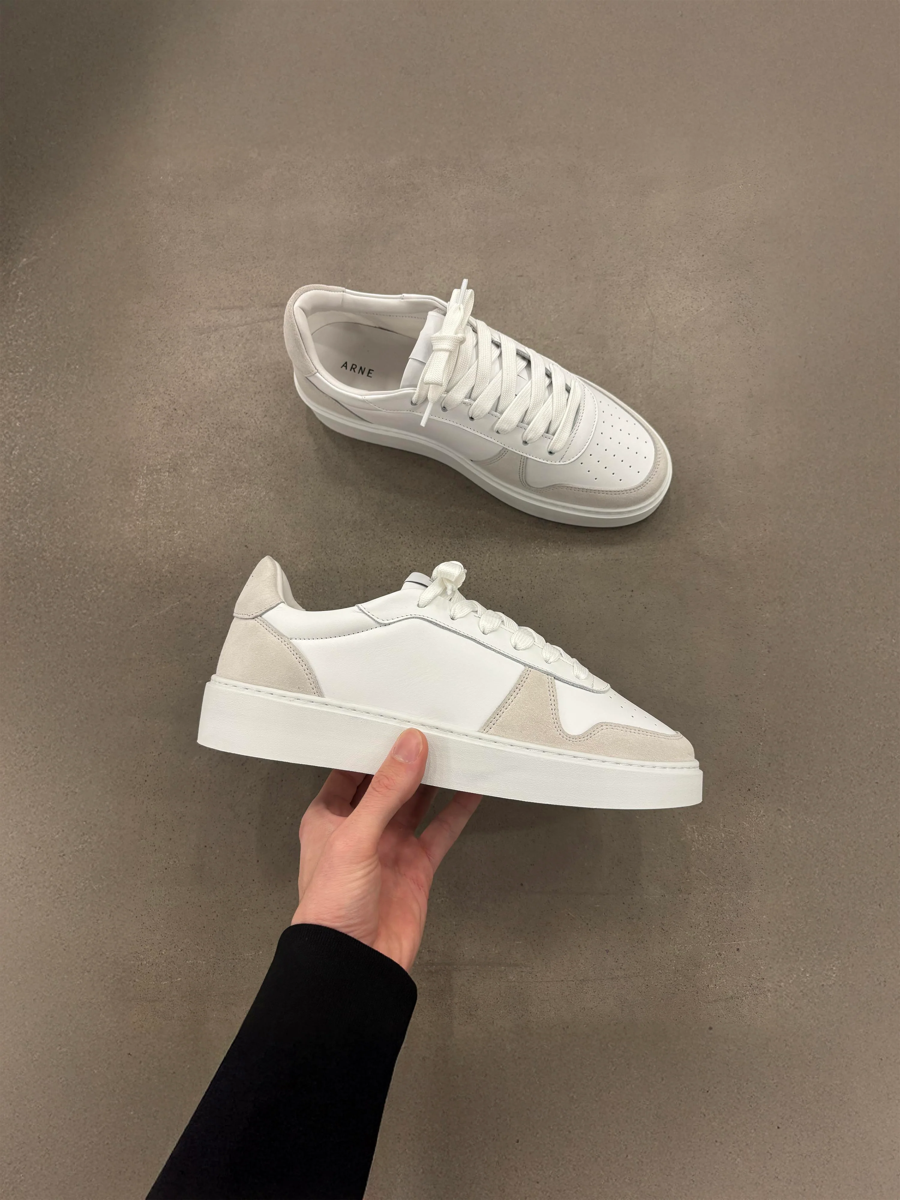 Mid Court Trainer in White Grey - Image 6