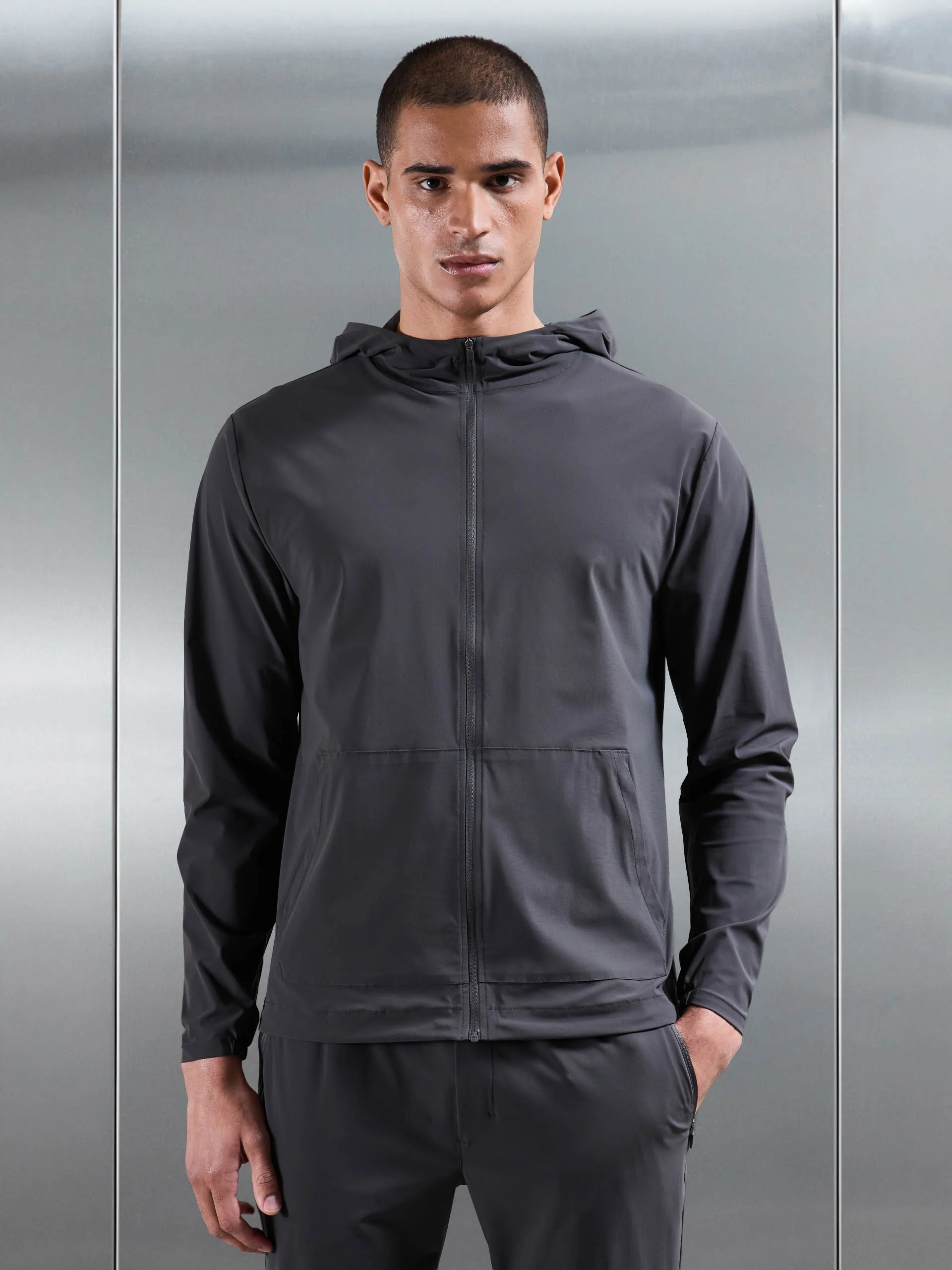 Pace Windbreaker in Grey - Image 3